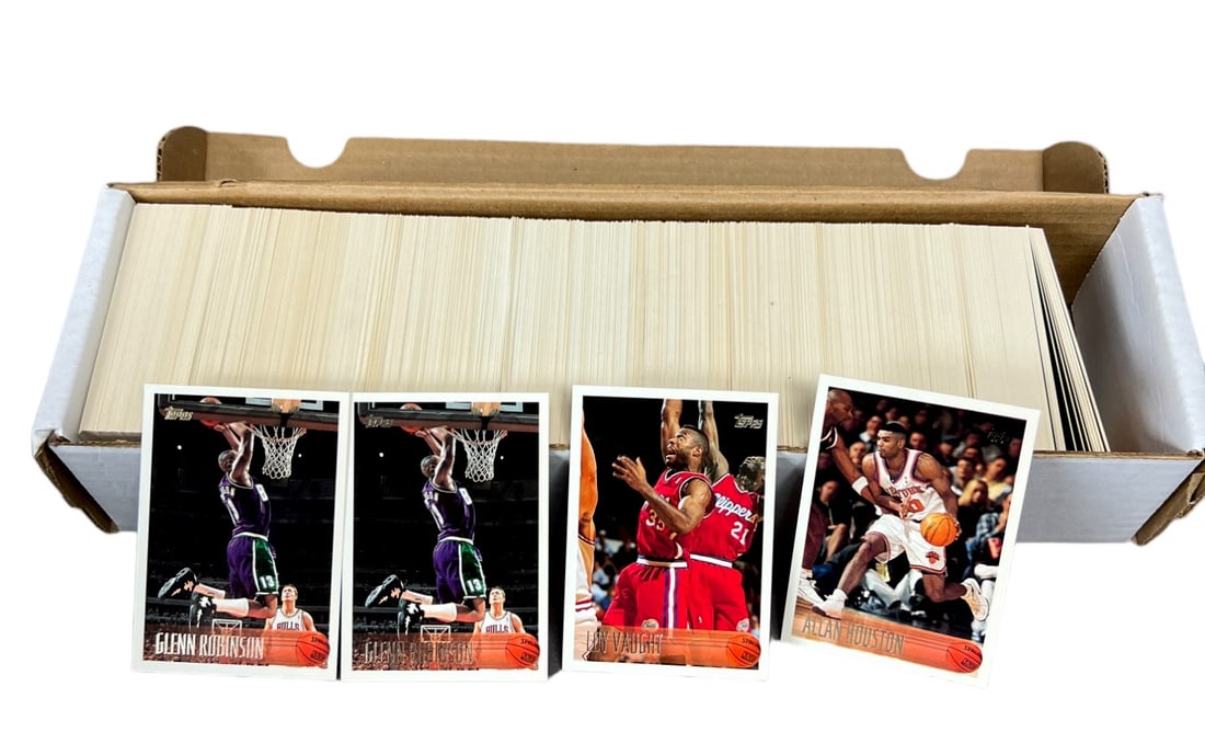 Vintage 1996 NBA Basketball card collection lot (1 of 8)