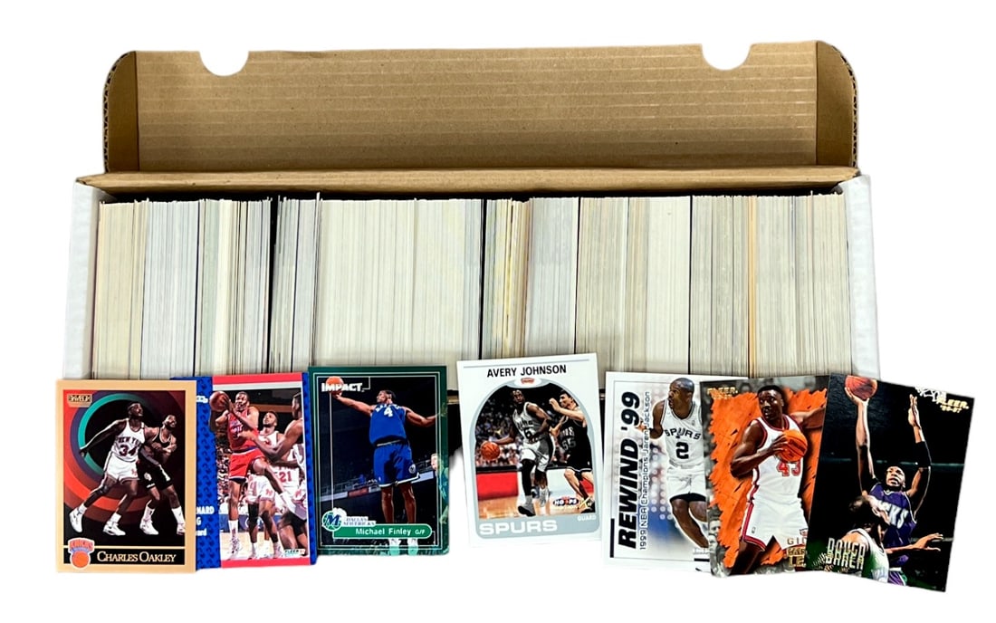 Vintage mixed years NBA Basketball card collection lot (1 of 10)