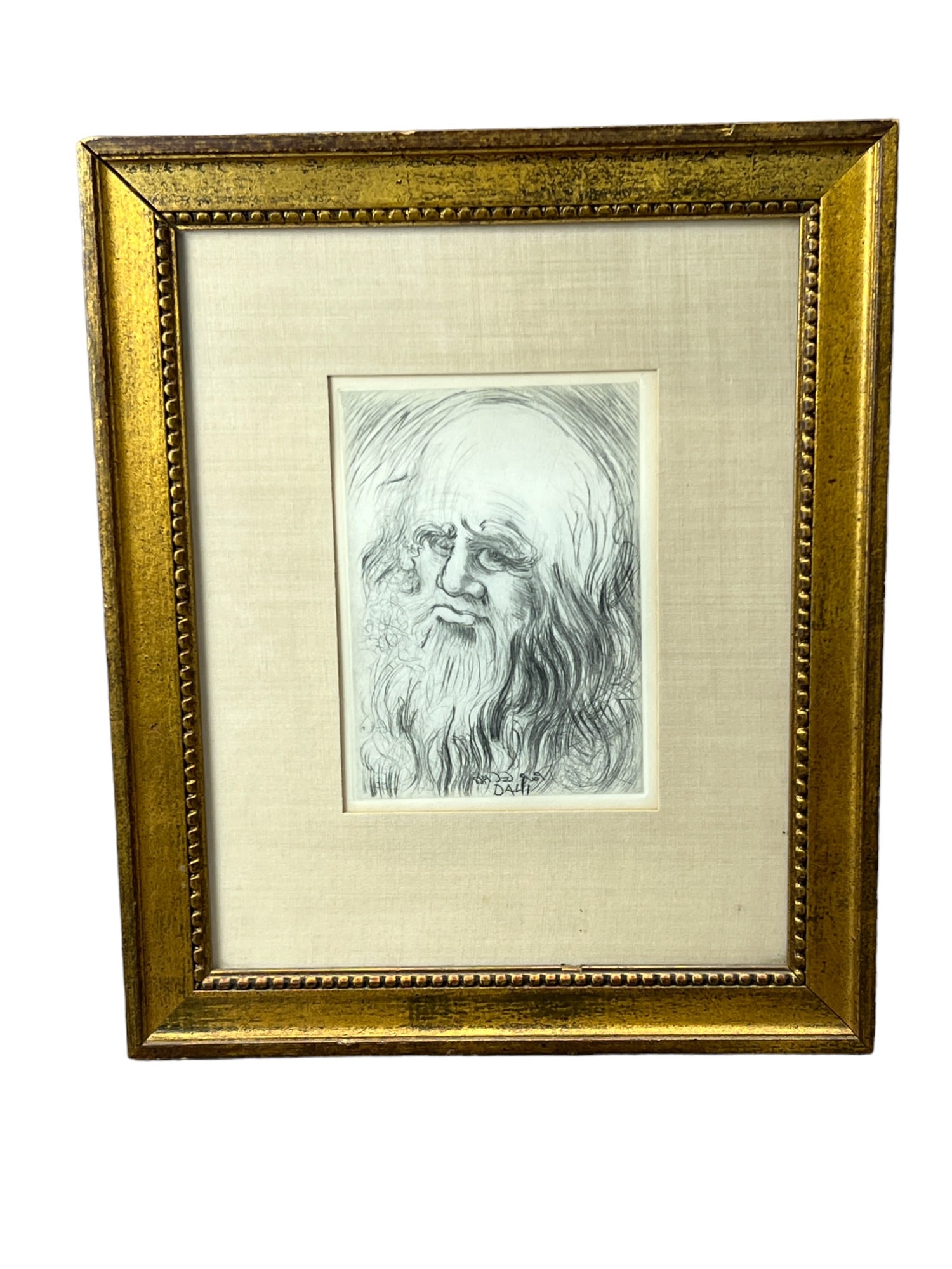 Leonardo da Vinci by Salvador Dali engraving with COA (1 of 10)