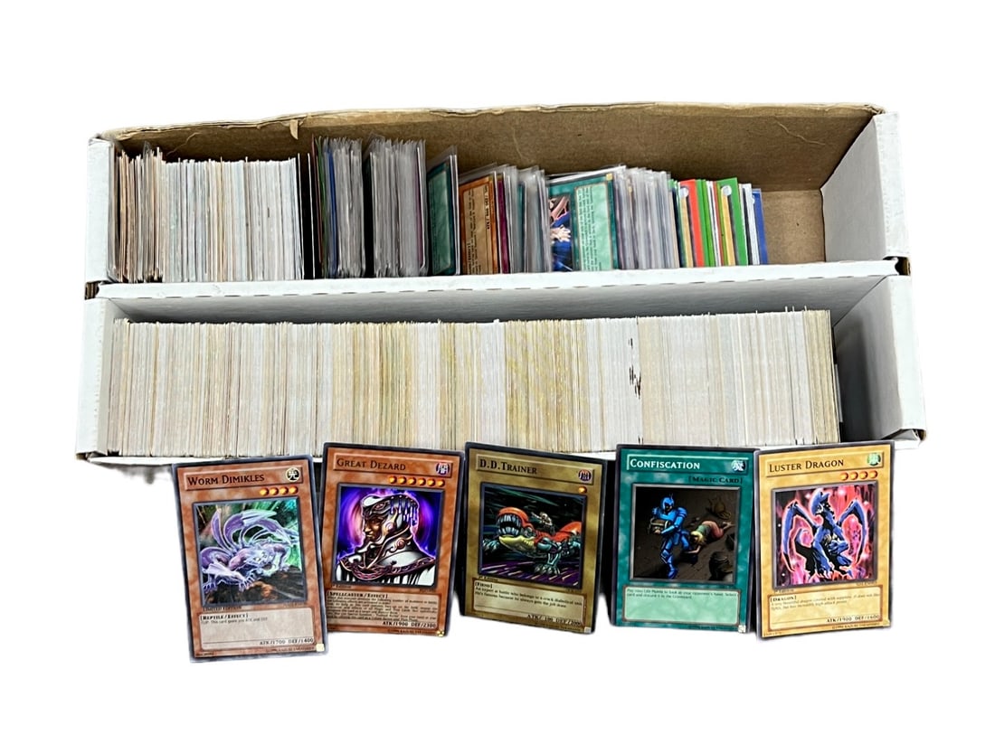 Yu-Gi-Oh vintage 1996 trading card collection box lot (1 of 13)