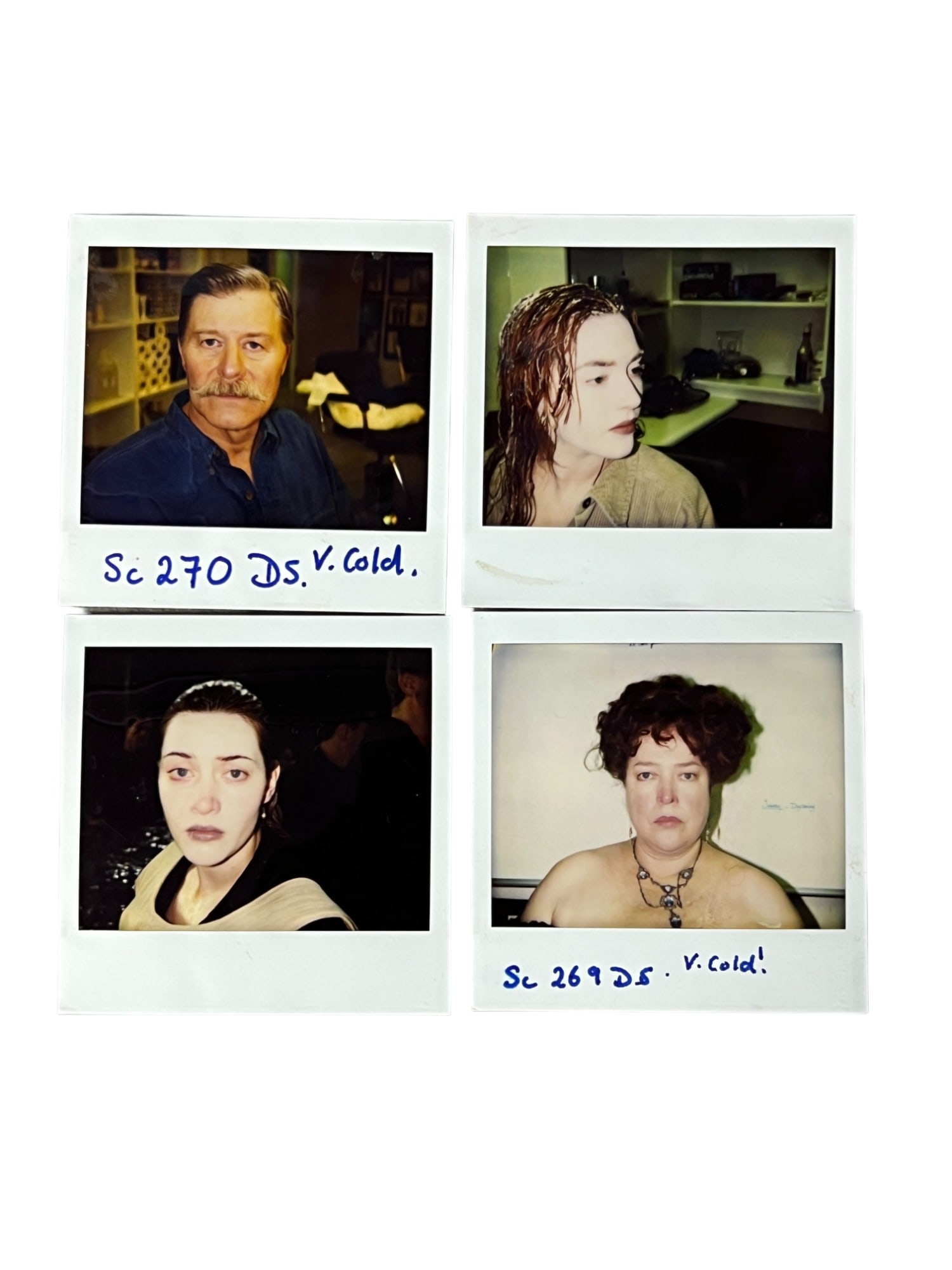 TITANIC Movie Polaroid Photo Group Behind The Scenes Candid Makeup Kate Winslet (1 of 4)