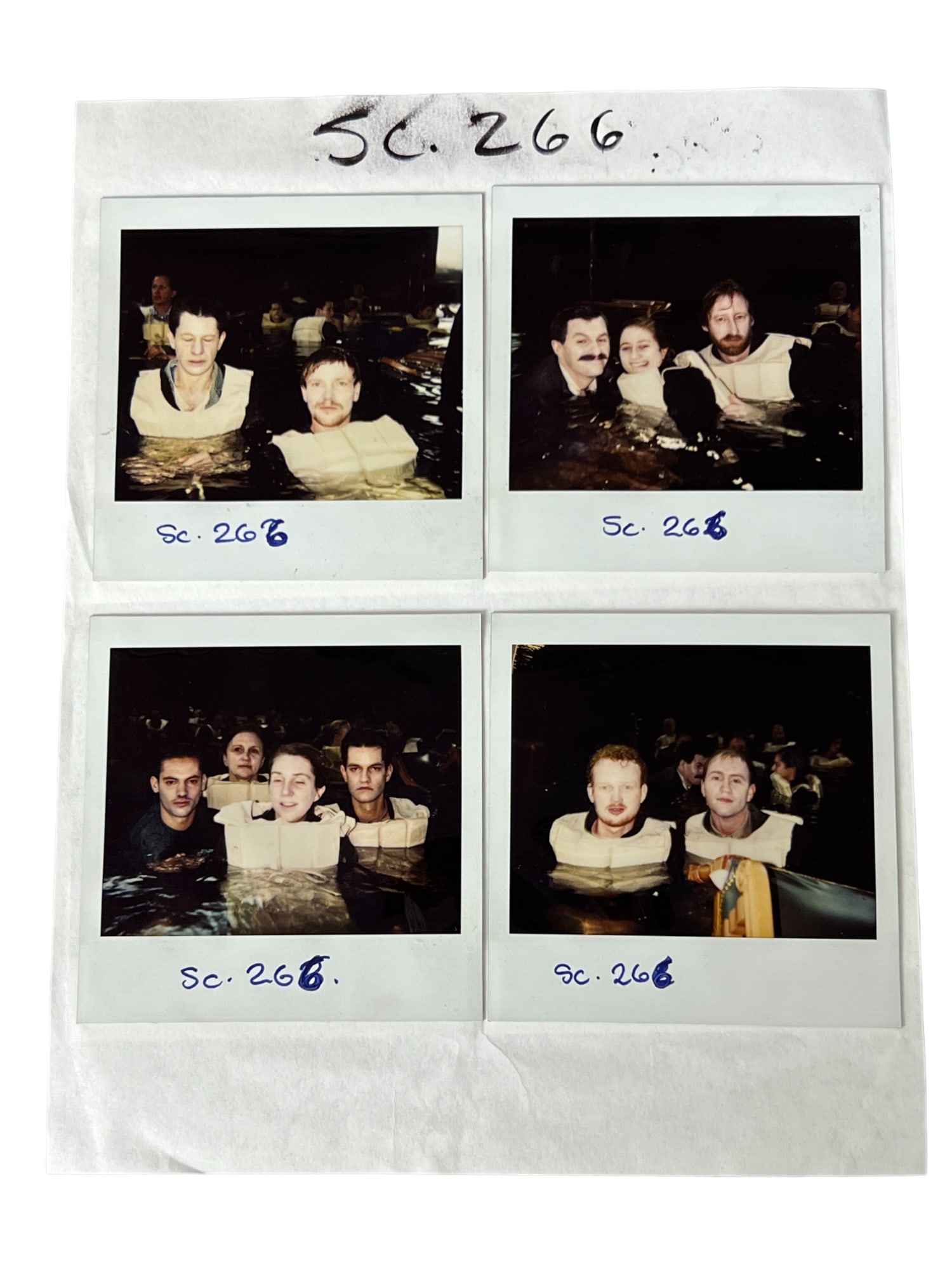TITANIC Movie Polaroid Photo Group Behind The Scenes Candid Makeup Kate Winslet (1 of 8)