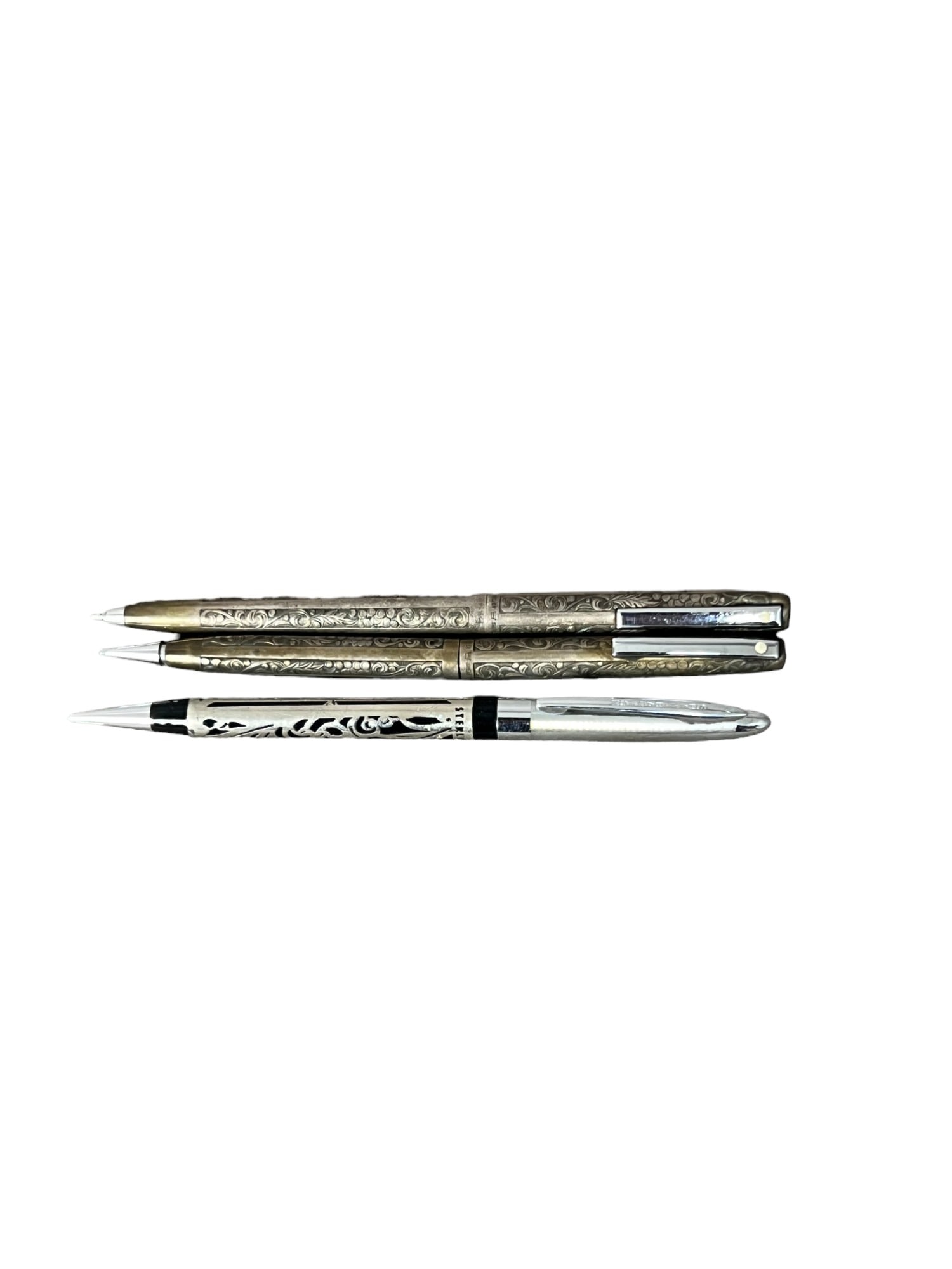 Vintage sterling silver ballpoint pen collection lot (1 of 6)