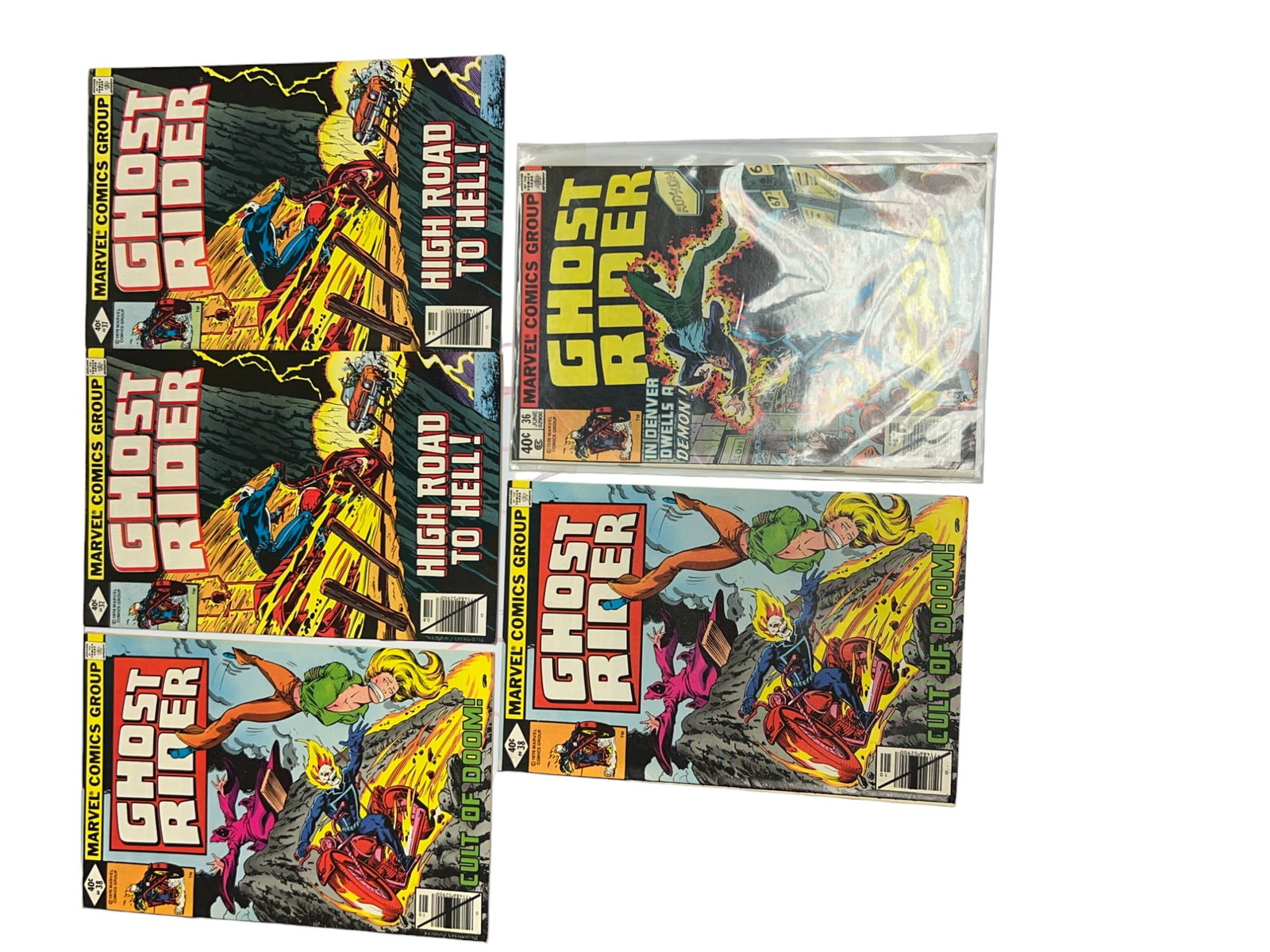 Ghost Rider vintage marvel comic book collection lot (1 of 12)