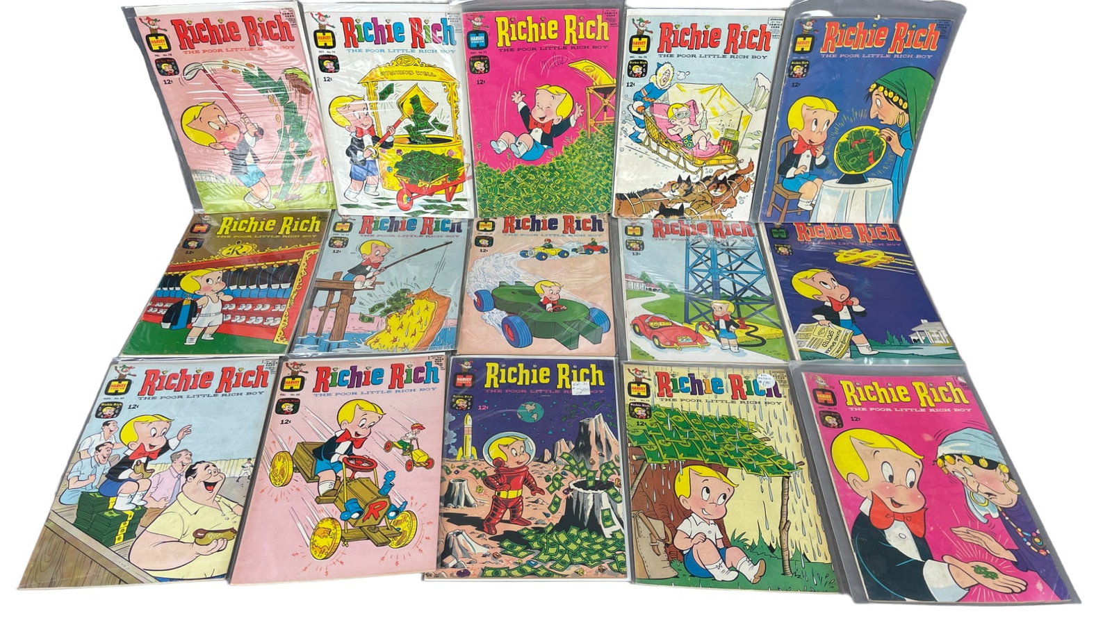 Vintage Richie Rich Comic Book Collection Lot (1 of 6)