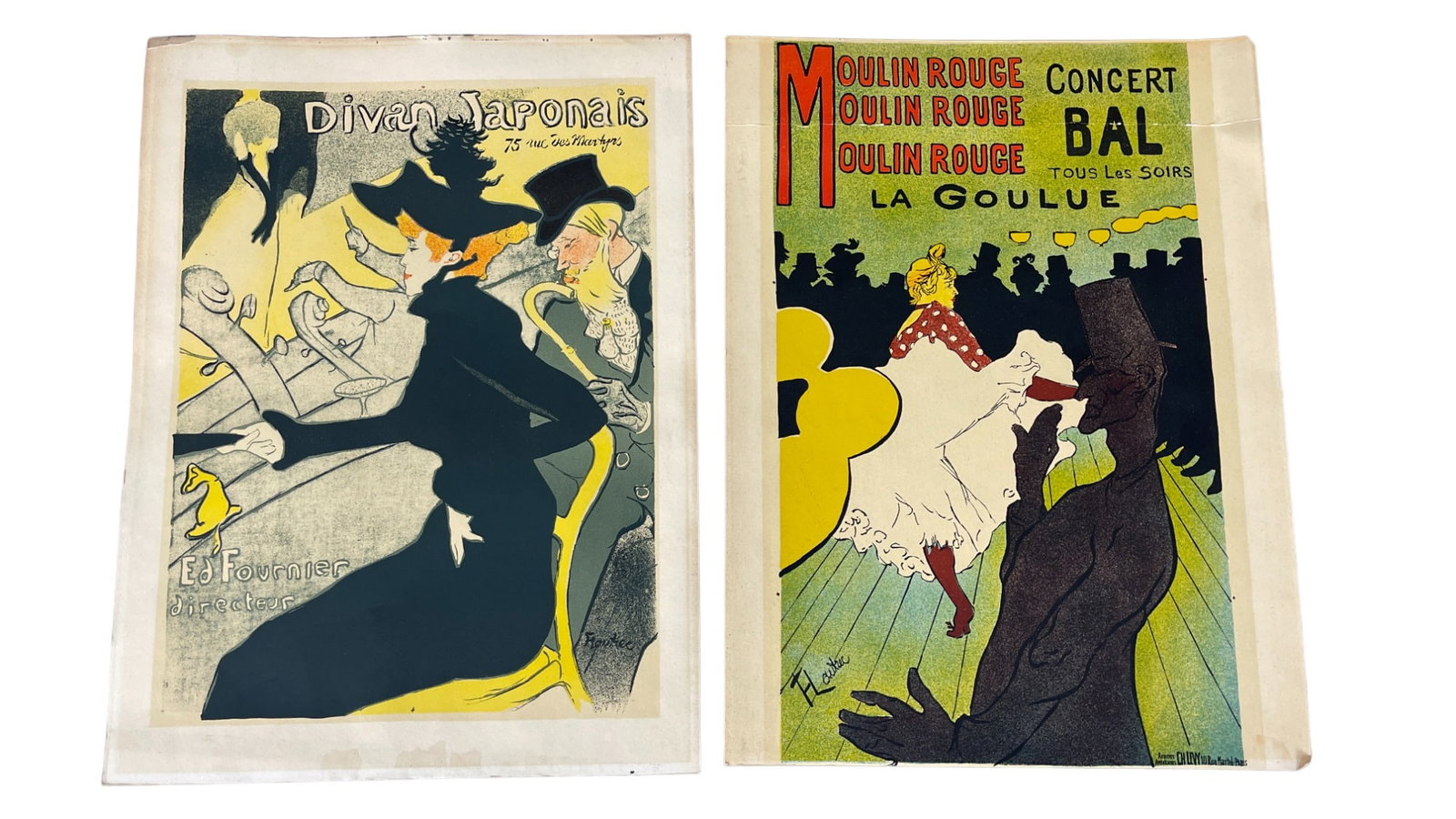 Moulin Rouge Concert Ball and Divan Japonais Henri De Toulouse-Lautrec French Lithograph (1 of 7)