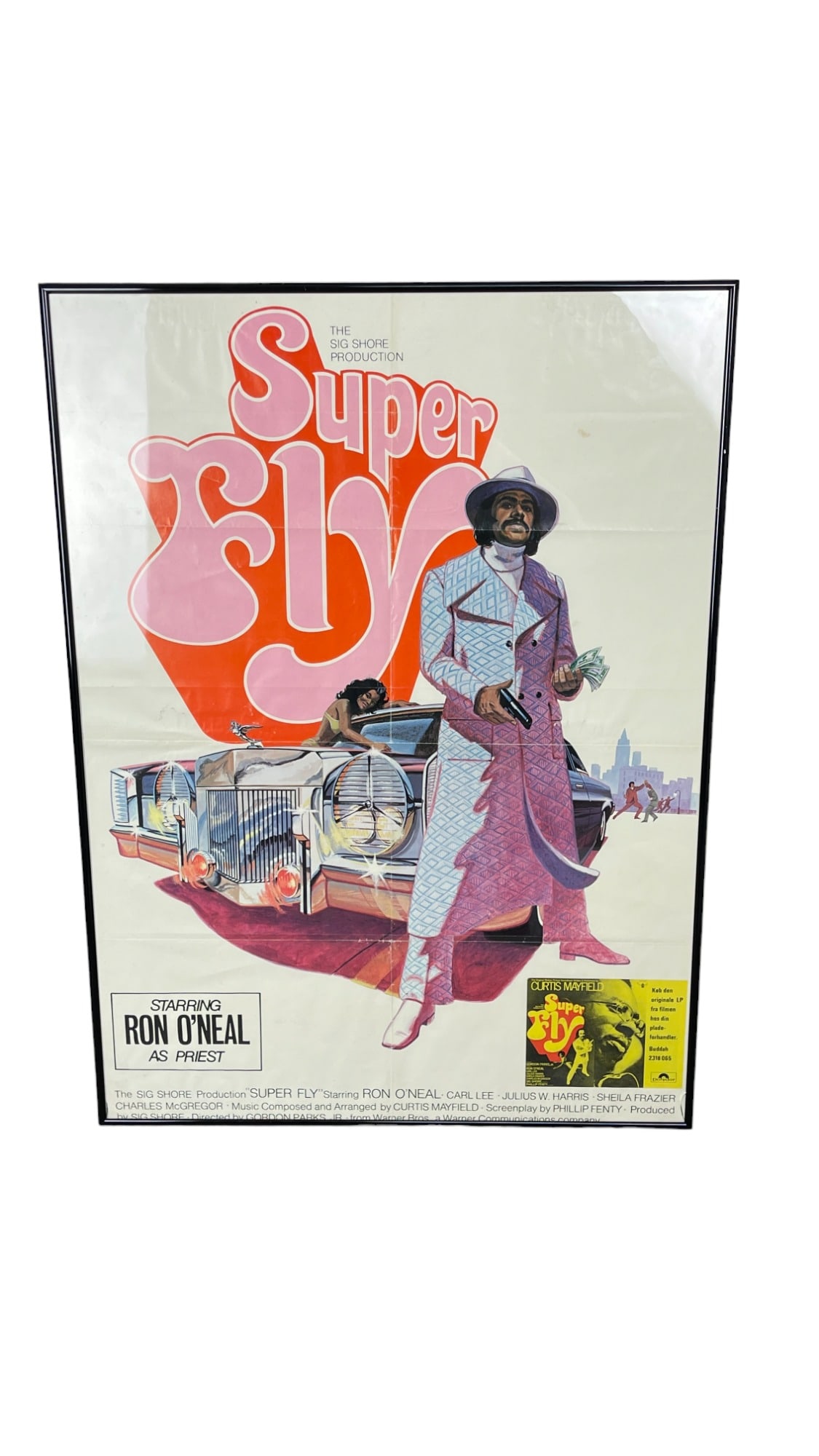 Ron O'Neal - Super Fly 1972 Vintage Framed Movie Poster (1 of 9)