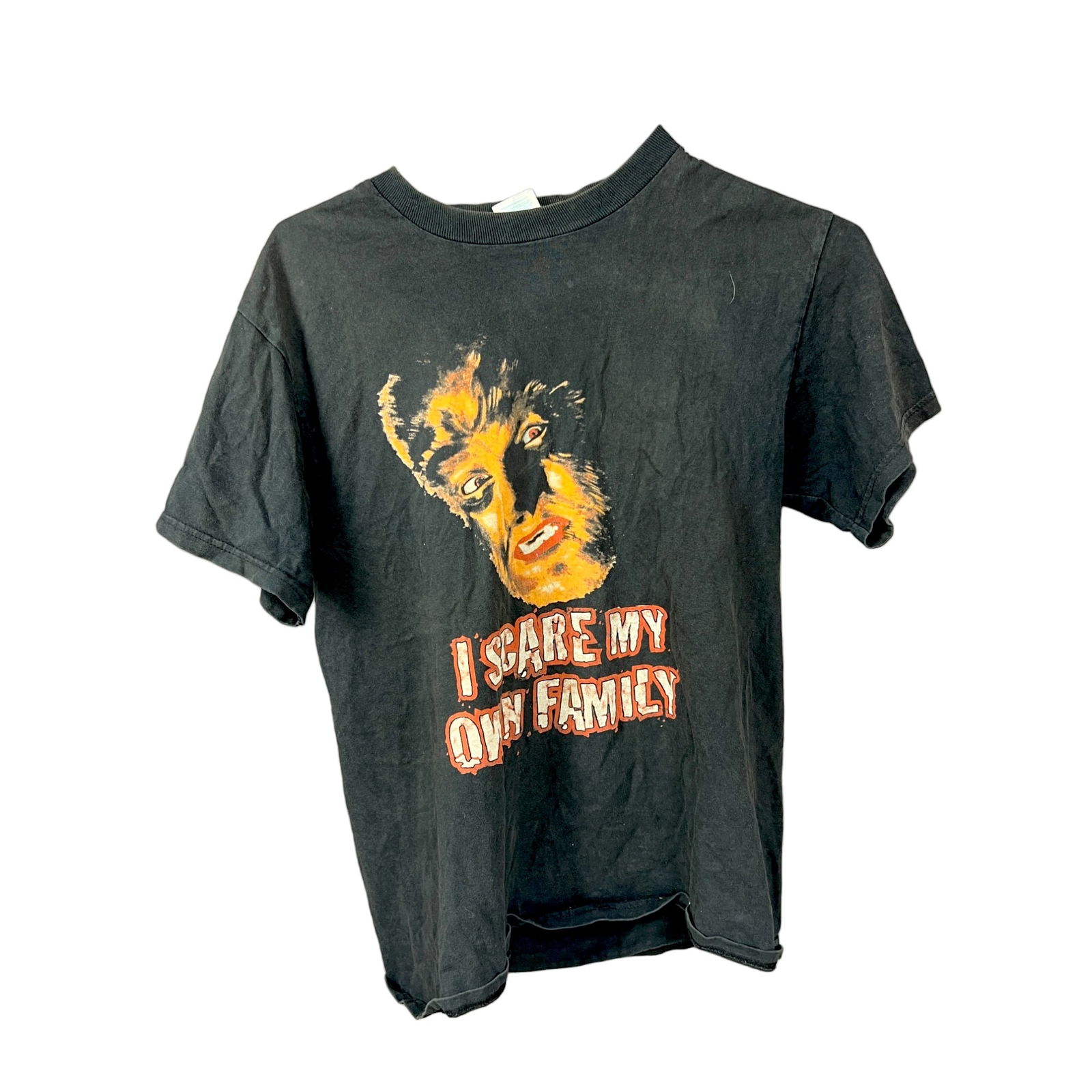 Vintage werewolf I scare my own family delta pro weight T-shirt size M 18" x 22 (1 of 5)