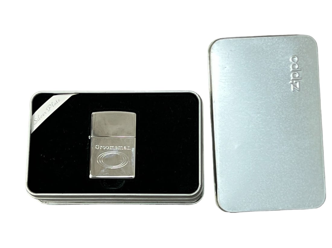 Zippo Vintage Groomsmen Lighter: Zippo Vintage Groomsmen Lighter