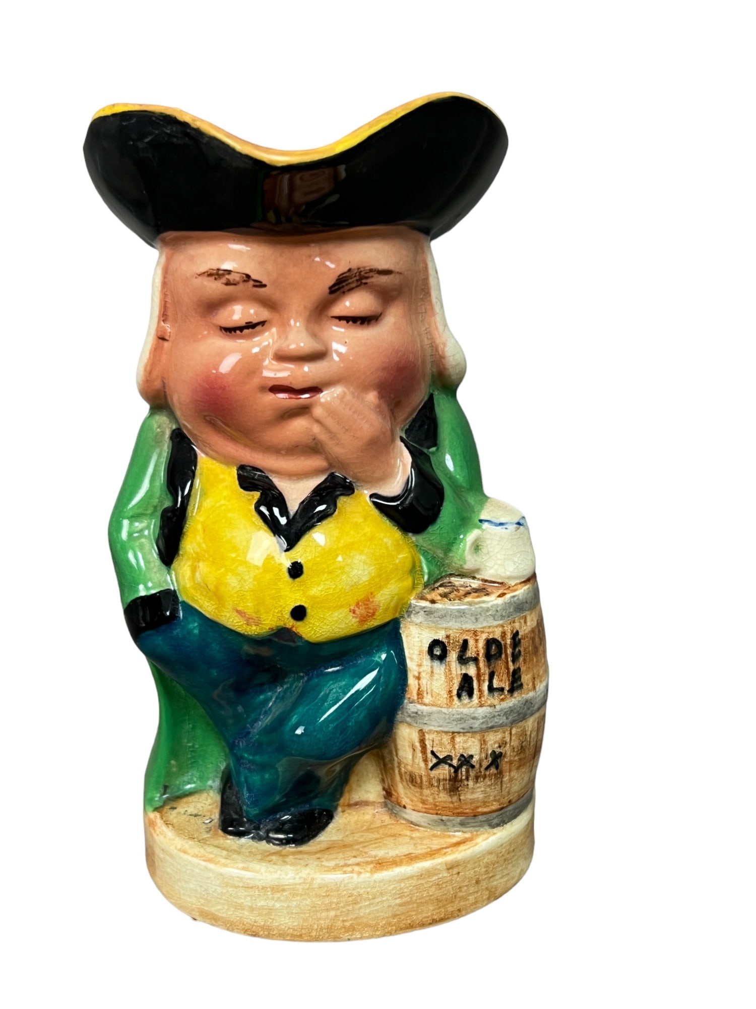 Vintage Burlingtonware Toby jug the sleeper made in England 6 inches high (1 of 7)