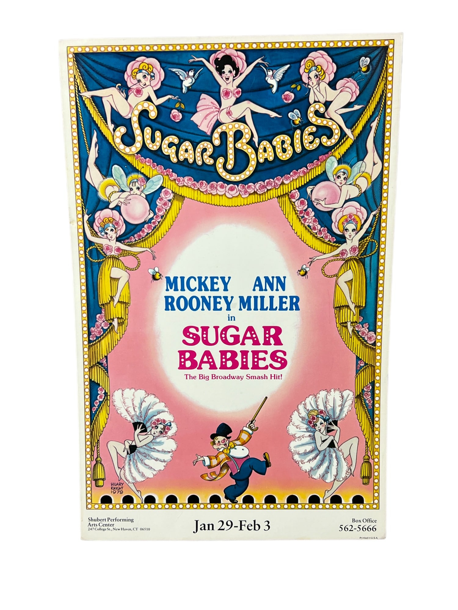Sugar babies Mickey Rooney and Miller window card poster 14" x 22": Sugar babies Mickey Rooney and Miller window card poster 14" x 22"