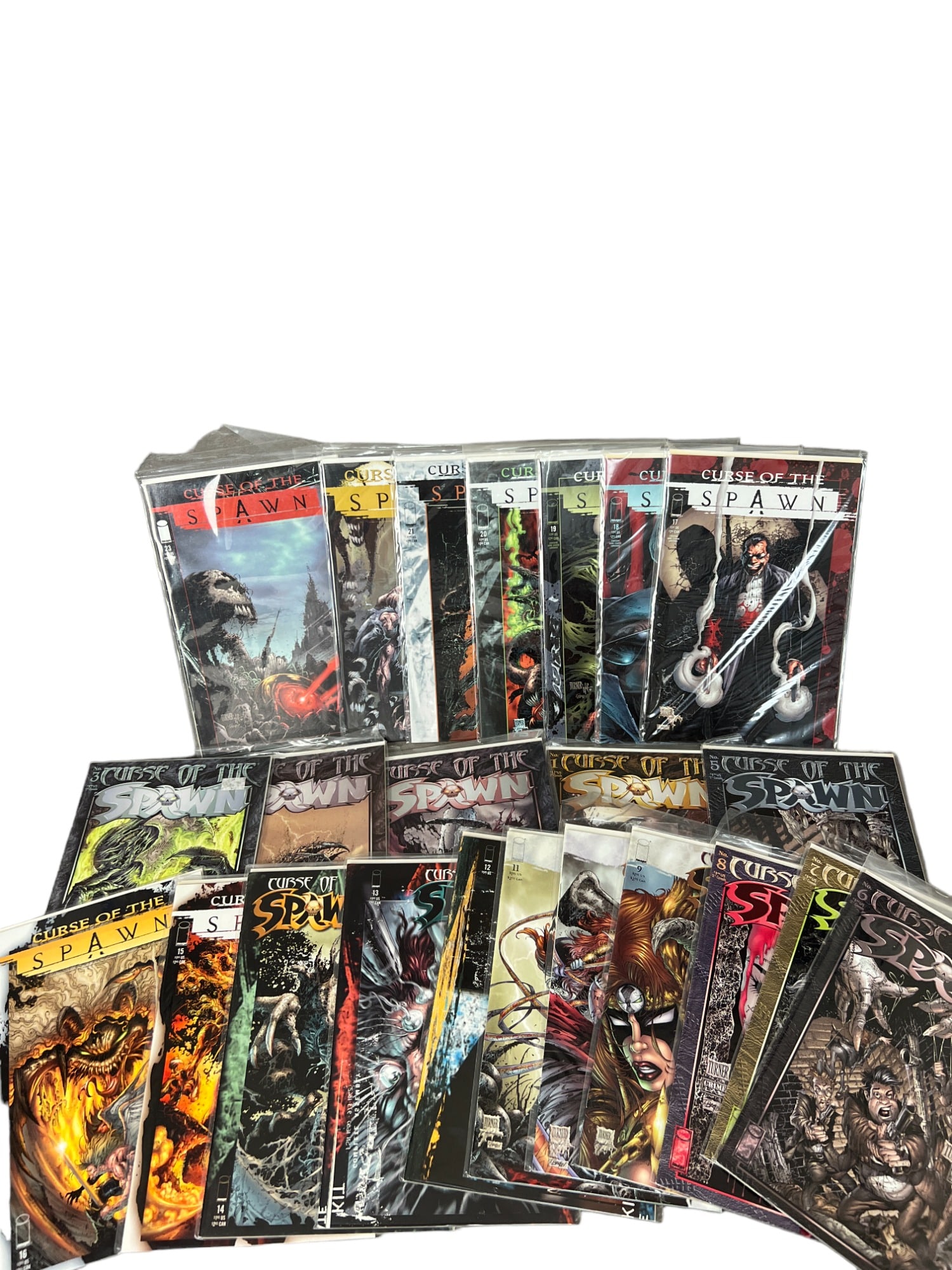 Curse of the spawn 1 - 23 vintage comic book collection lot (1 of 9)