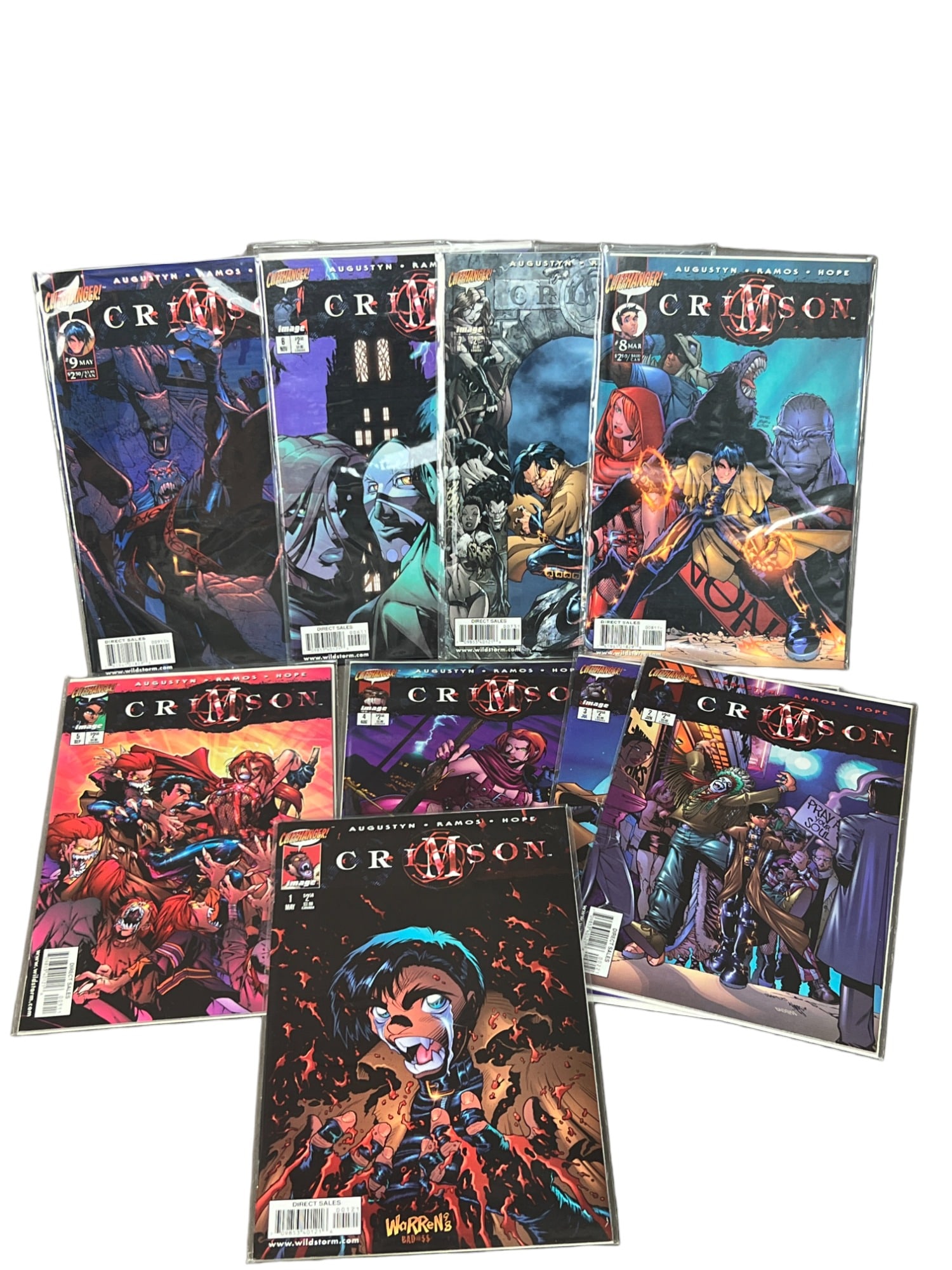 Crimson image vintage comic book collection lot # 1 - 9 (1 of 9)
