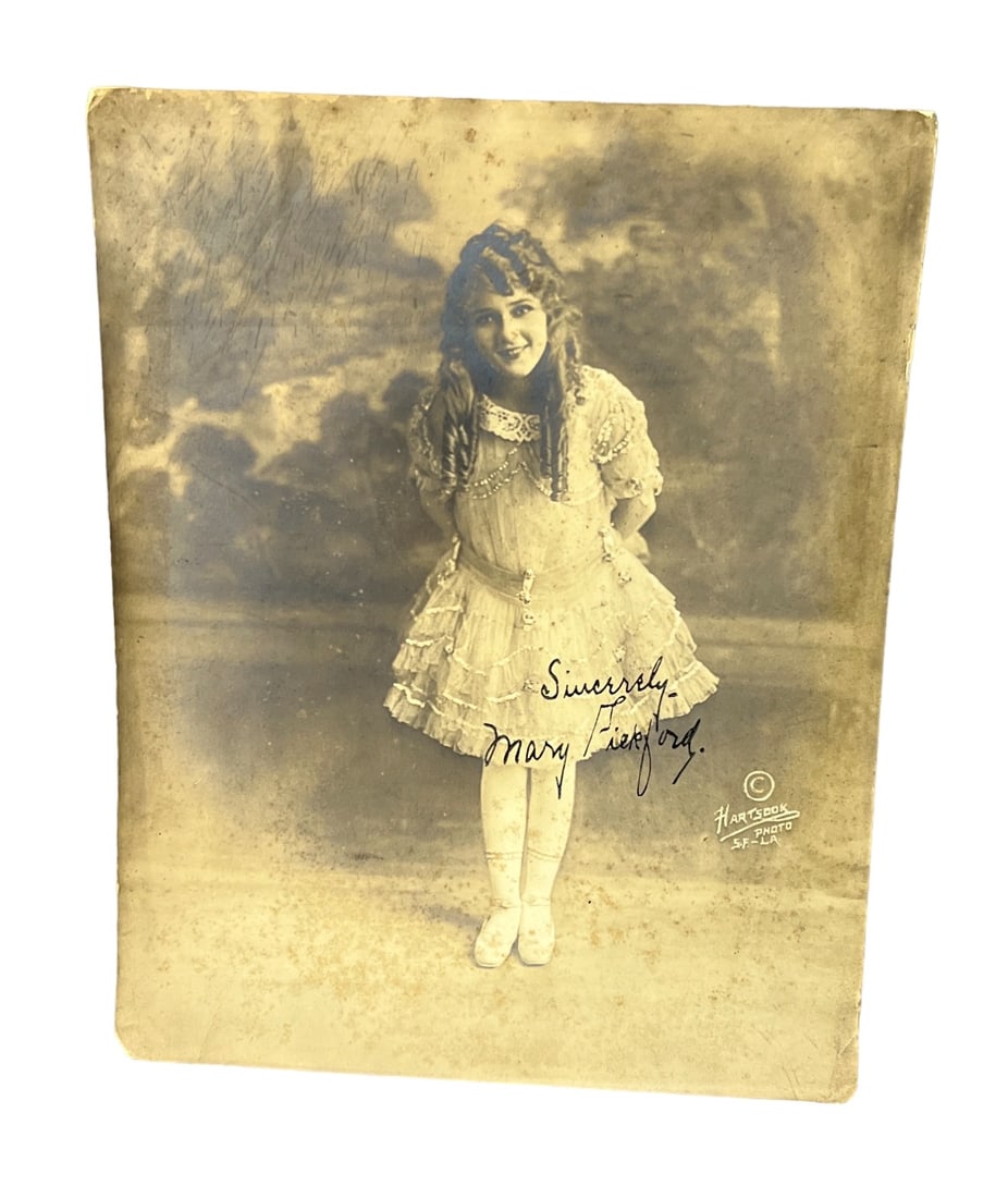 Mary Pickford Signed Autograph Photo Coa Psa Dna Auction