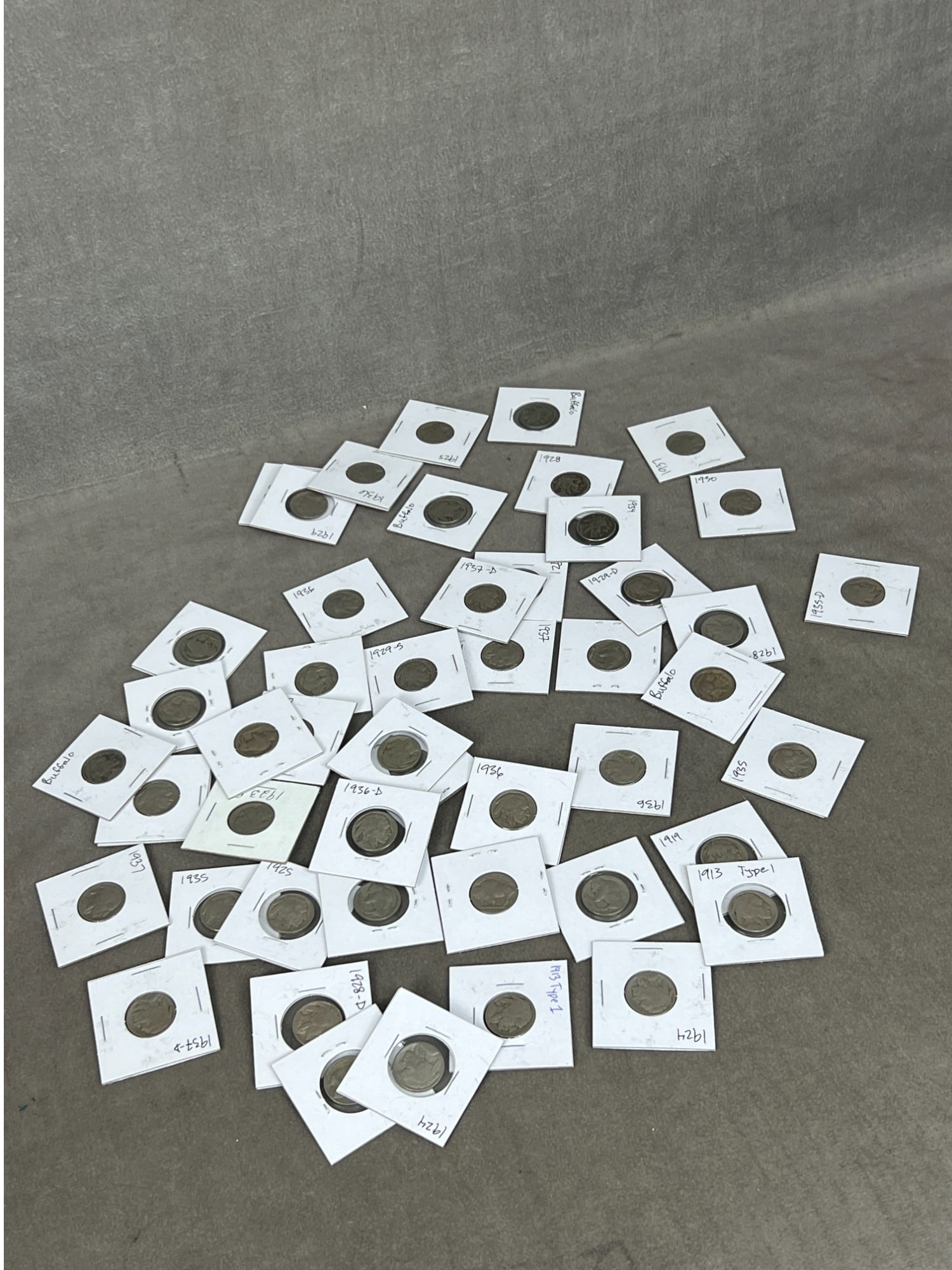 Mixed Date Buffalo Nickel Collection Lot 50 Pieces (1 of 9)