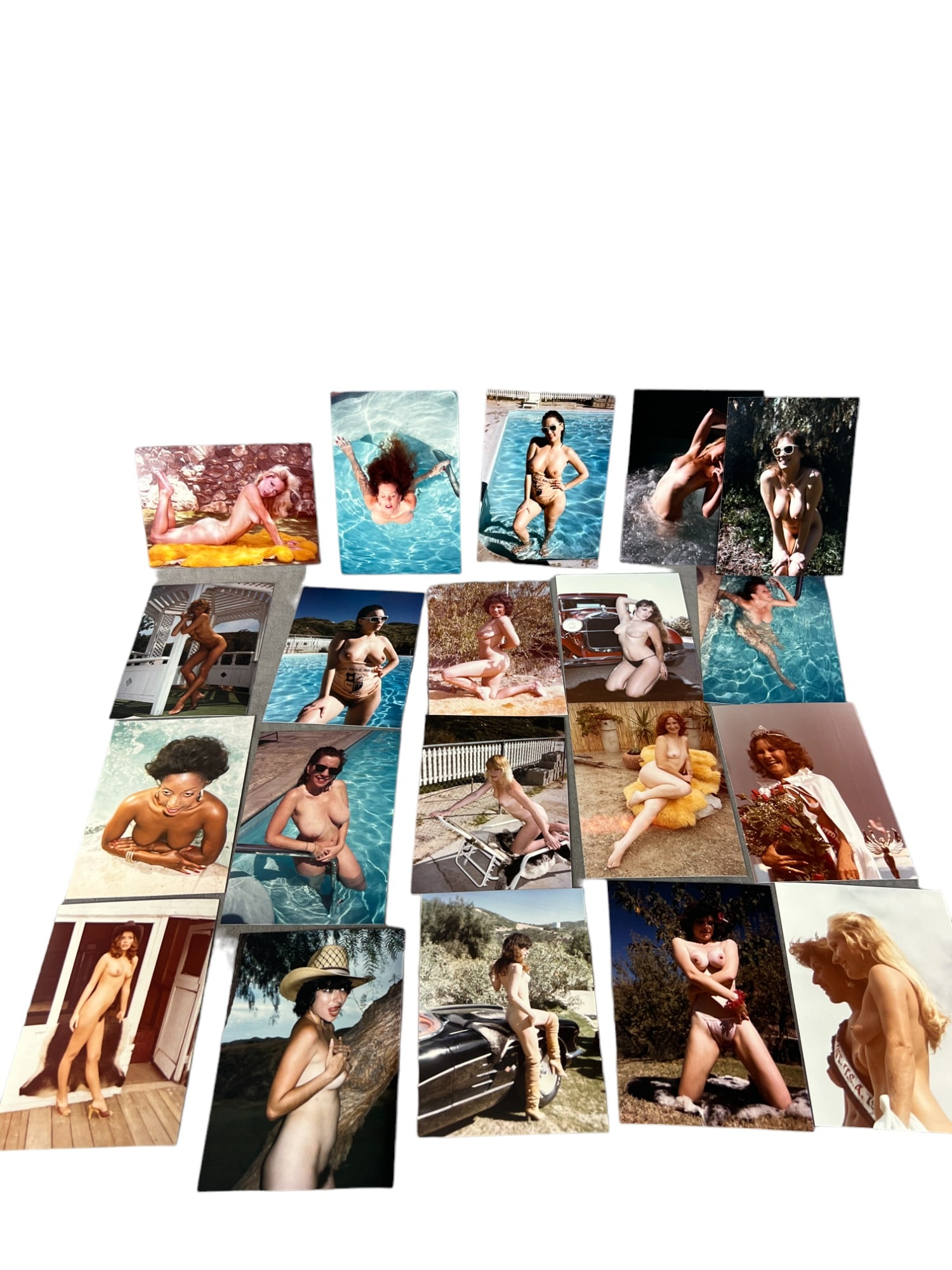 Vintage Pin-Up Nude Female Model Burlesque Photograph Collection Lot: Vintage Pin-Up Nude Female Model Burlesque Photograph Collection Lot