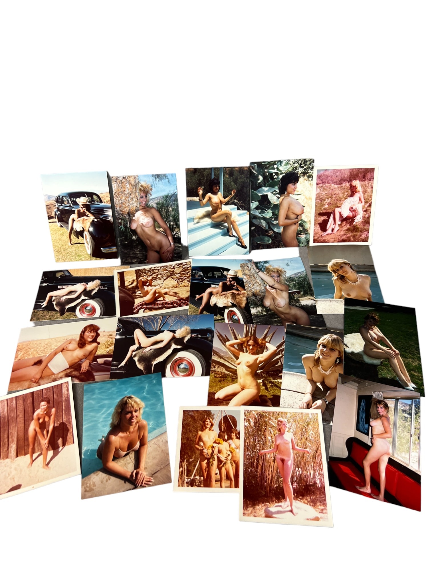 Vintage Pin-Up Nude Female Model Burlesque Photograph Collection Lot: Vintage Pin-Up Nude Female Model Burlesque Photograph Collection Lot