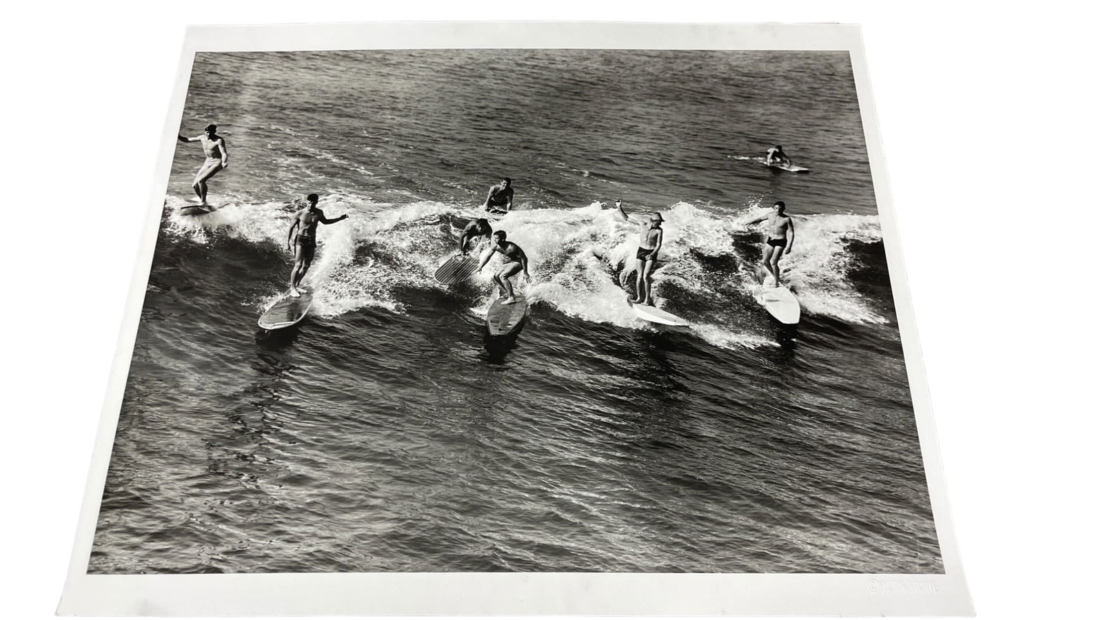 Catching the Waves Limited Edition Photograph 1955 Hulton Archive 12/300: Catching the Waves Limited Edition Photograph 1955 Hulton Archive 12/300. 24" x 20"