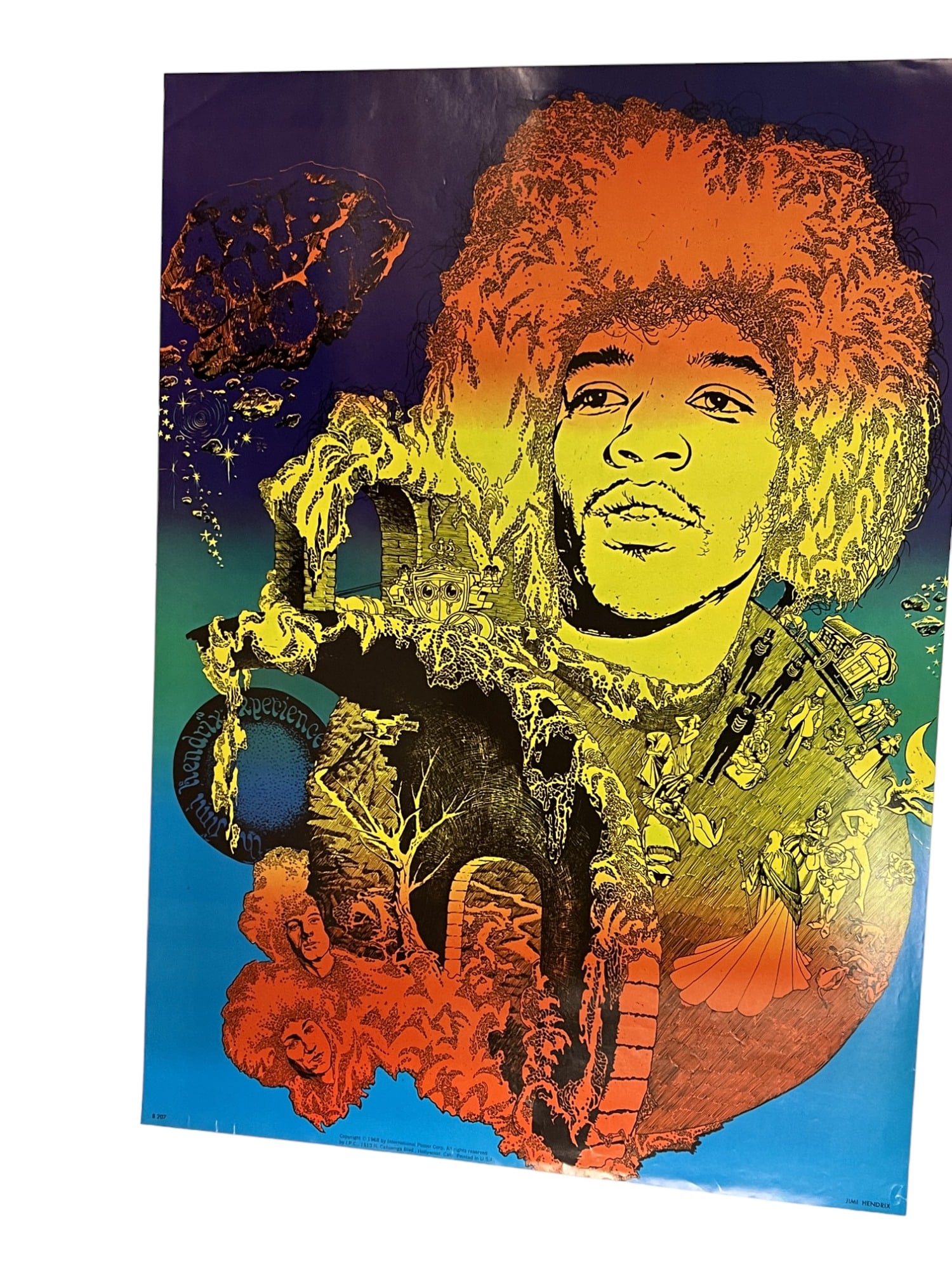 Vintage Original Jimi Hendrix Experience Poster (1 of 9)