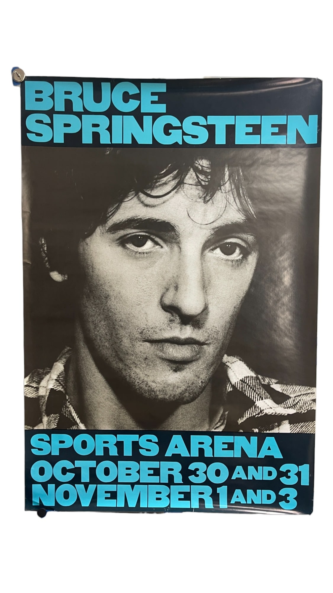 Vintage Original Bruce Springsteen 1980 The River Tour Rolled Concert Poster (1 of 7)