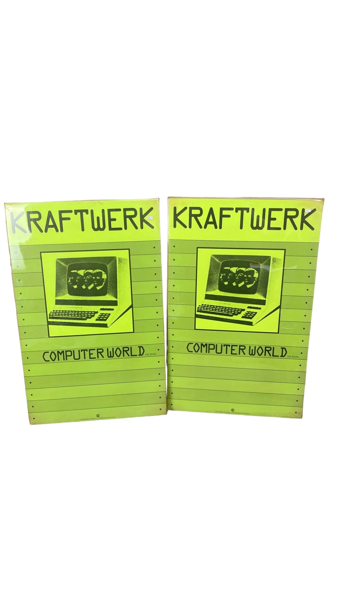 Vintage Kraftwerk - Computer World Warner Bros. Promo Poster Sealed (1 of 5)