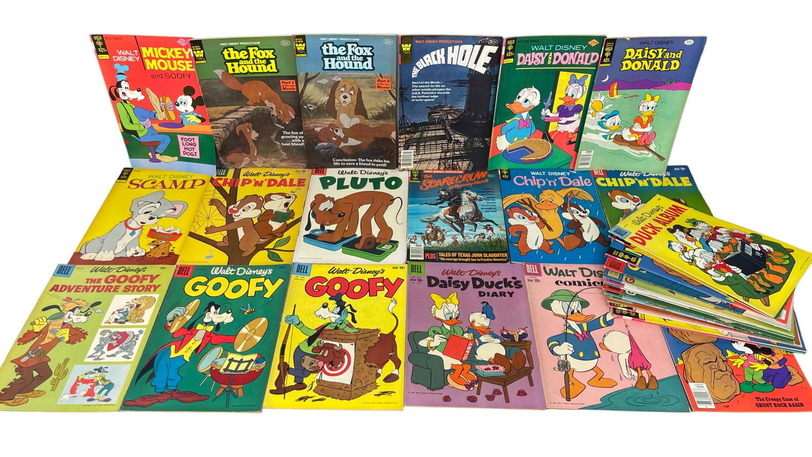 Vintage Walt Disney Comic Book Collection Lot (1 of 10)