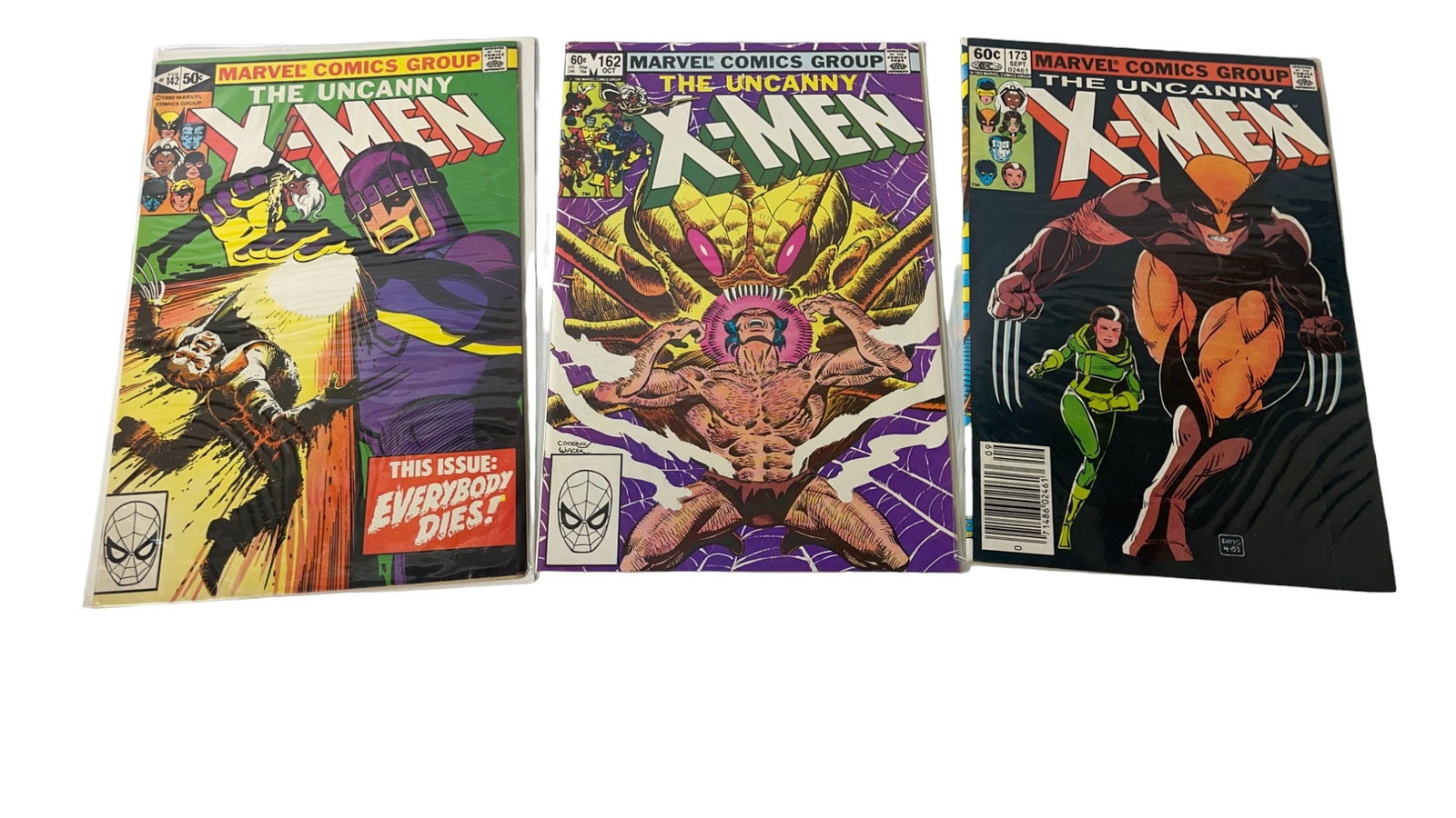 Marvel The Uncanny X-Men #142, 162 and 173 (1 of 4)