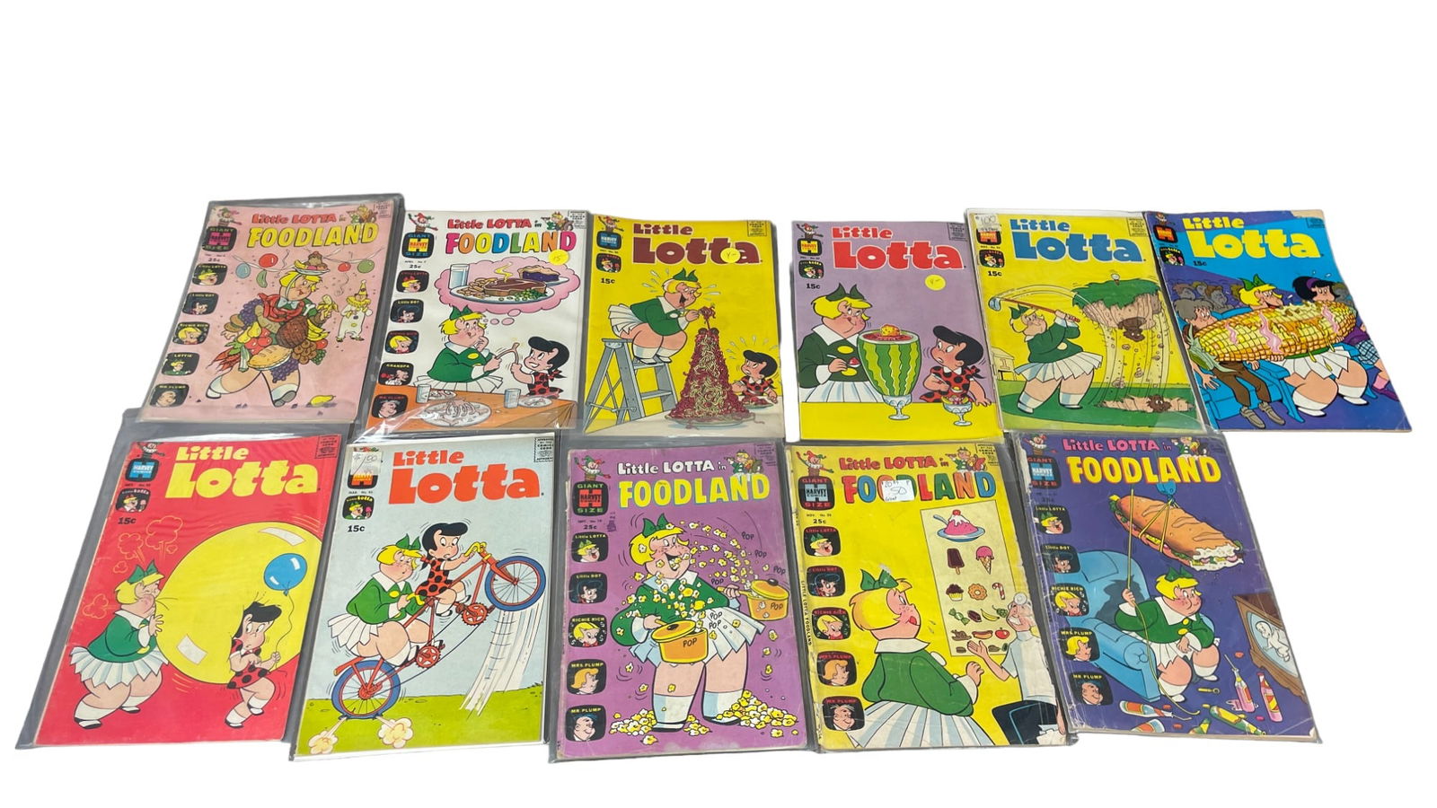 Harvey Comics Little Lotta Comic Book Collection Lot (1 of 7)