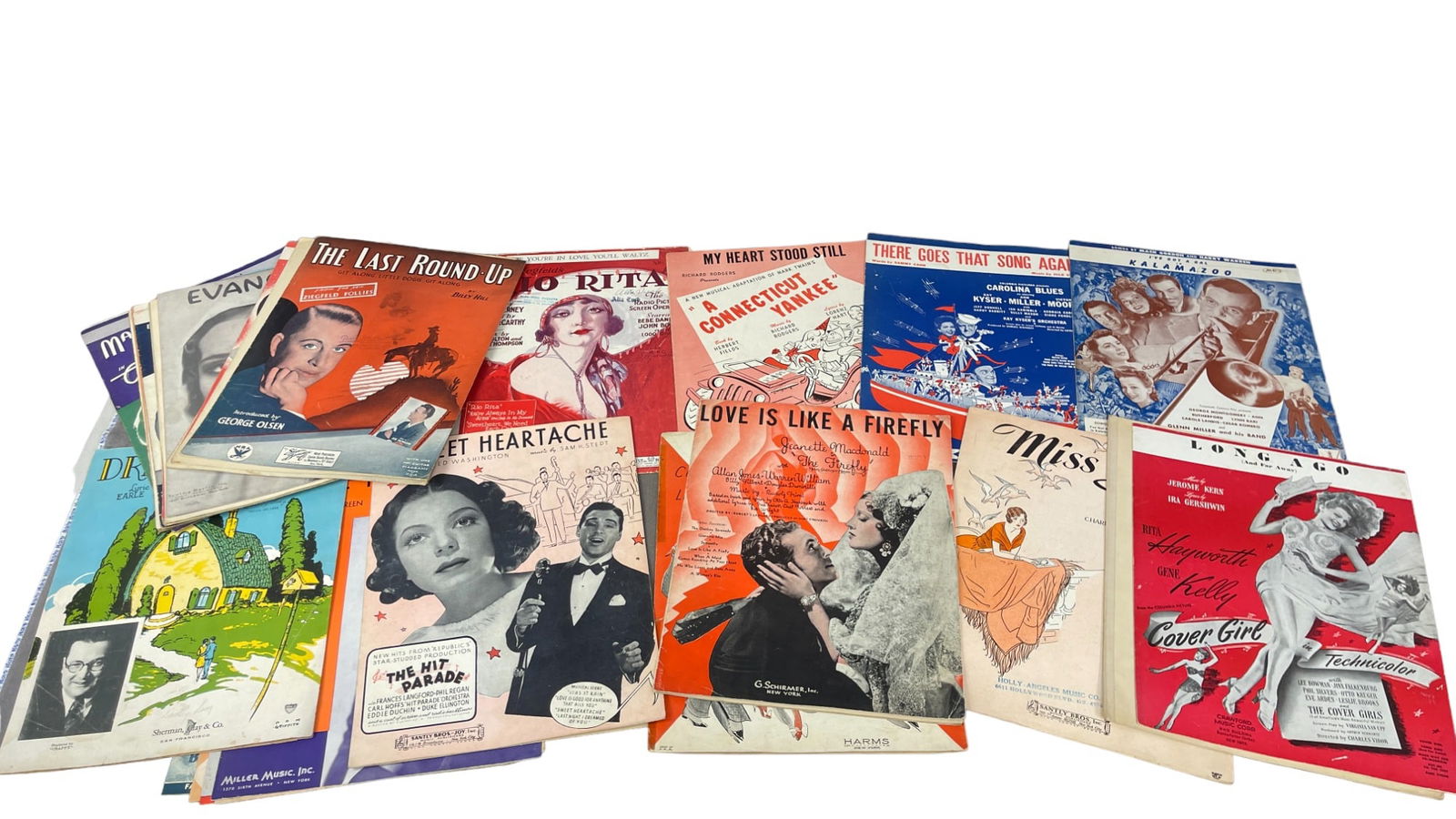 Vintage Music & Mvoie Sheets Collection Lot (1 of 8)