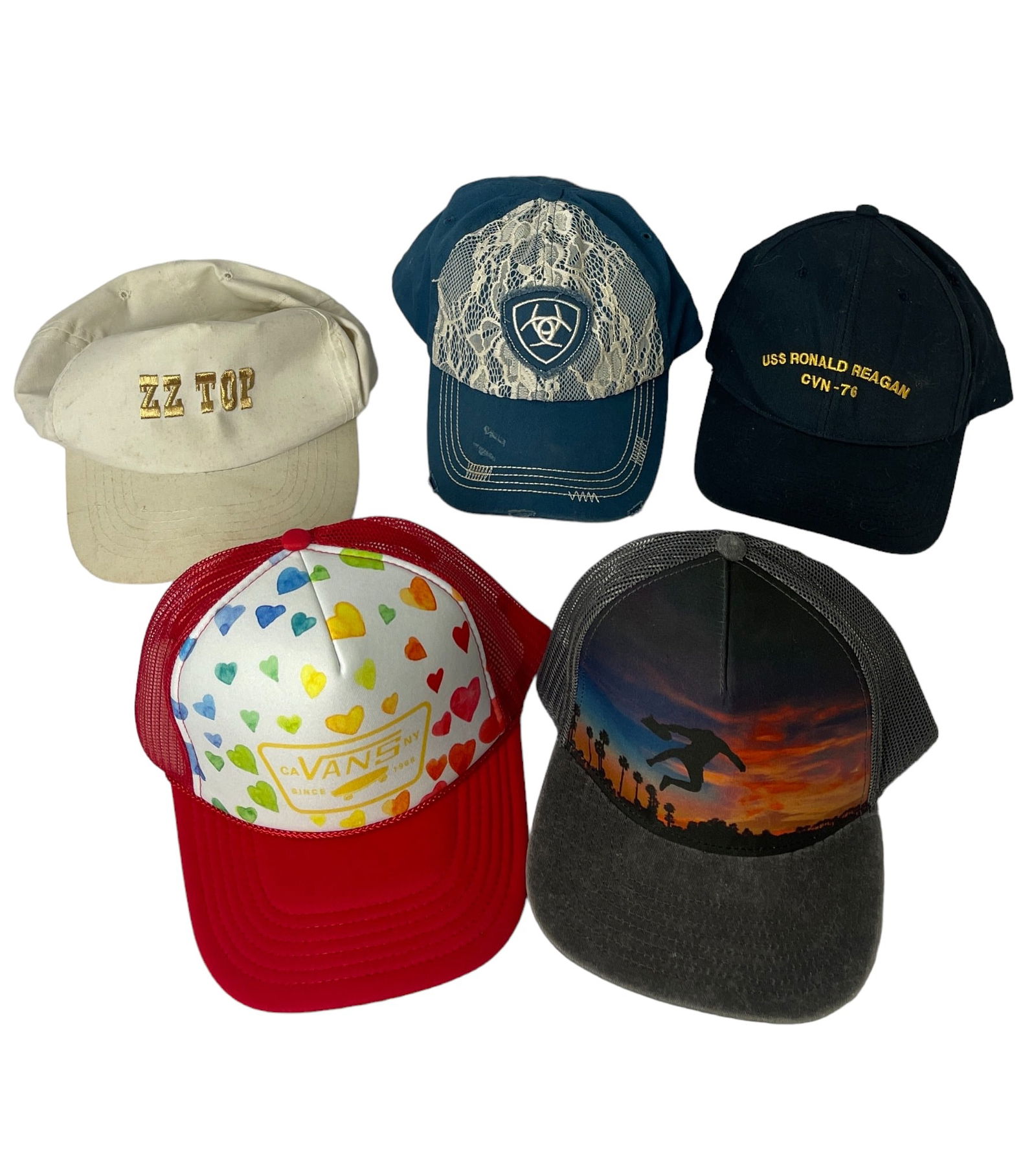 Vintage Snapback Hat Collection Lot (1 of 5)