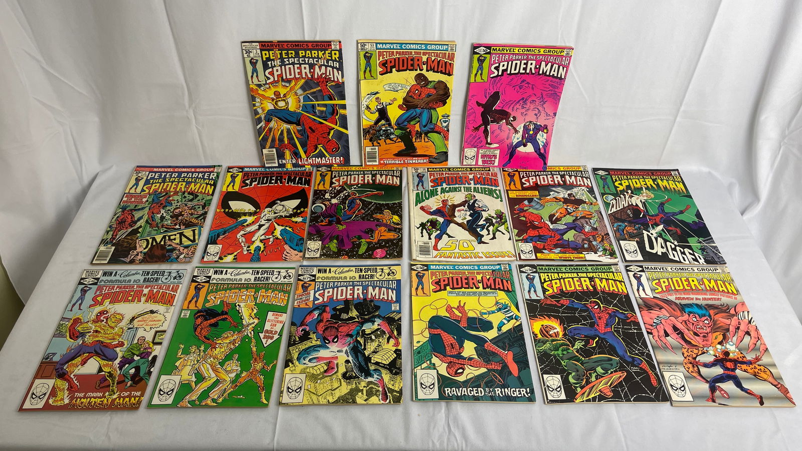 Marvel Peter Parker The Spectacular Spider-Man Comic Book Lot (1 of 11)