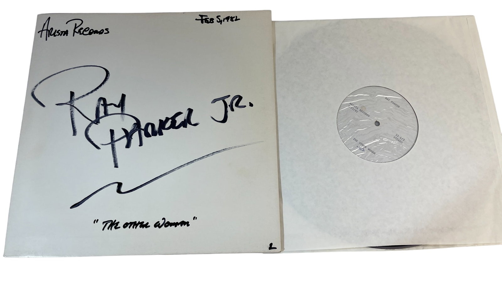 Ray Parker Jr. 1982 Original Acetate Record "The Other Woman": Ray Parker Jr. 1982 Original Acetate Record "The Other Woman"