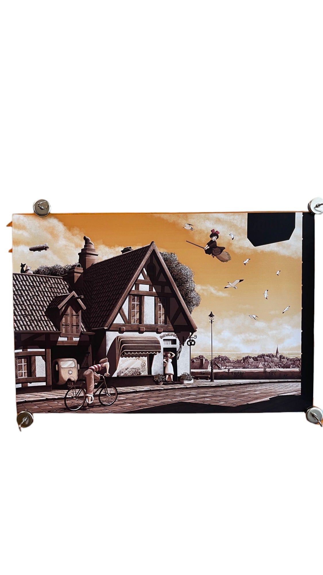 Conor Smith Kiki VARIANT Giclee Print Poster Kiki's Delivery Service Ghibli (1 of 8)