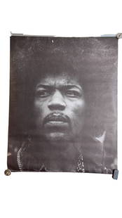 1970 Vintage Jimi Hendrix San Francisco, CA War Heroes Poster: 1970 Vintage Jimi Hendrix San Francisco, CA War Heroes Poster