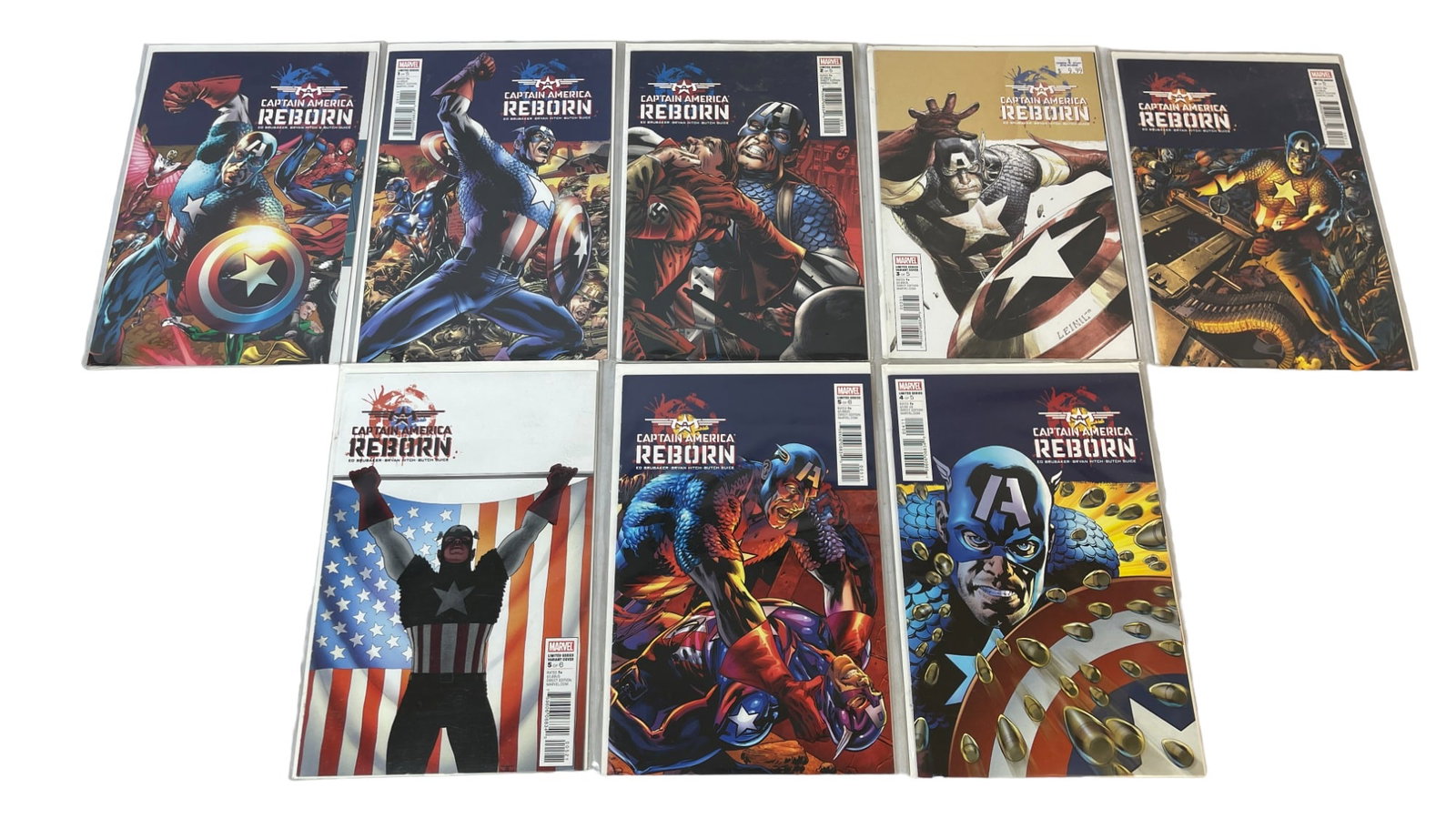 Marvel Captain America Reborn Comic Book Lot with Variant Covers (1 of 7)