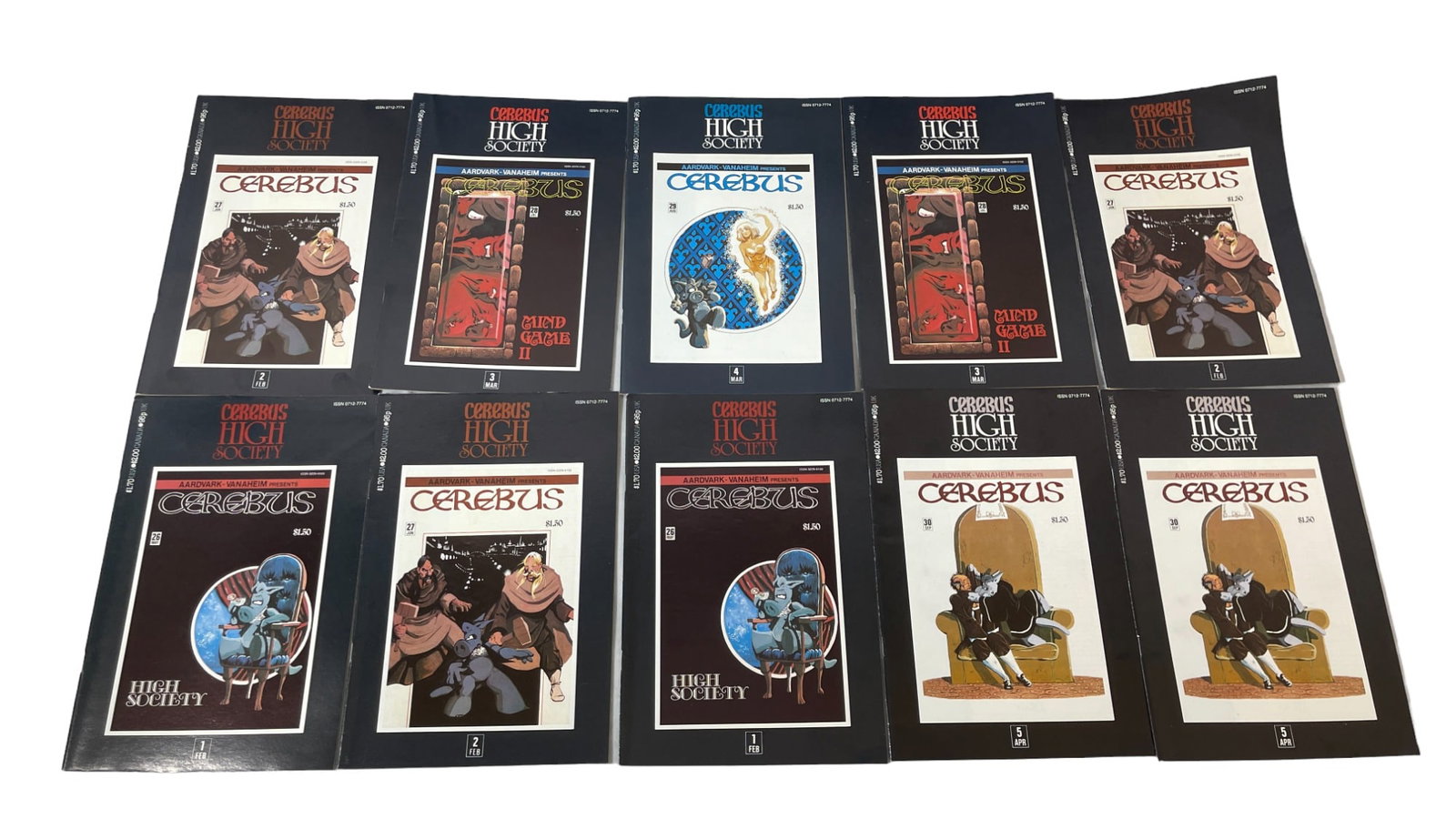 Cerberus High Society Comic Book Lot (1 of 6)