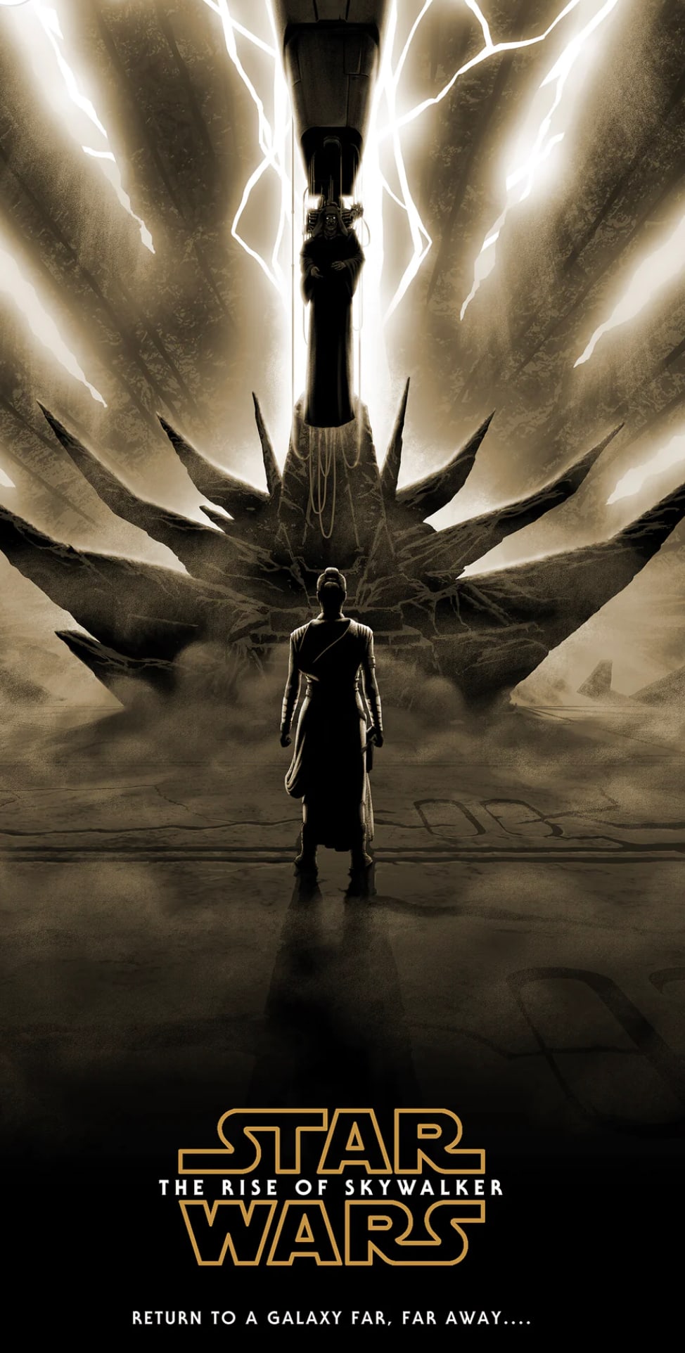 Star Wars the rise of Skywalker lithograph poster on thick paper numbered 49/100 (1 of 5)