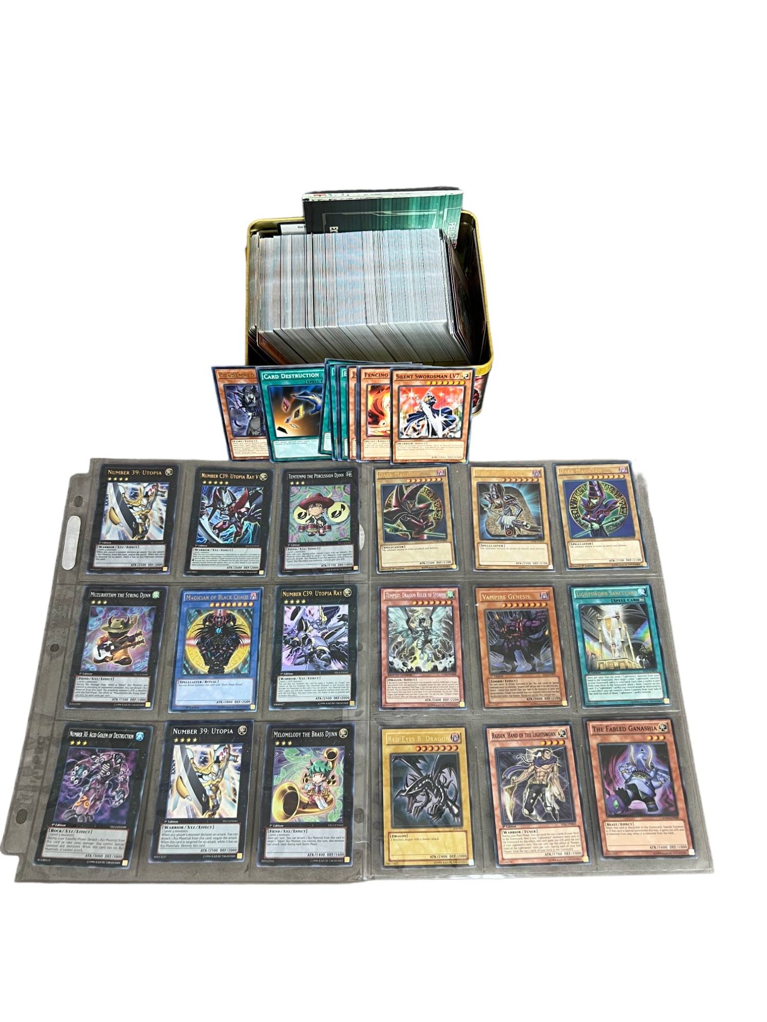 Vintage 1996 Yu-Gi-Oh trading card collection lot: Vintage 1996 Yu-Gi-Oh trading card collection lot