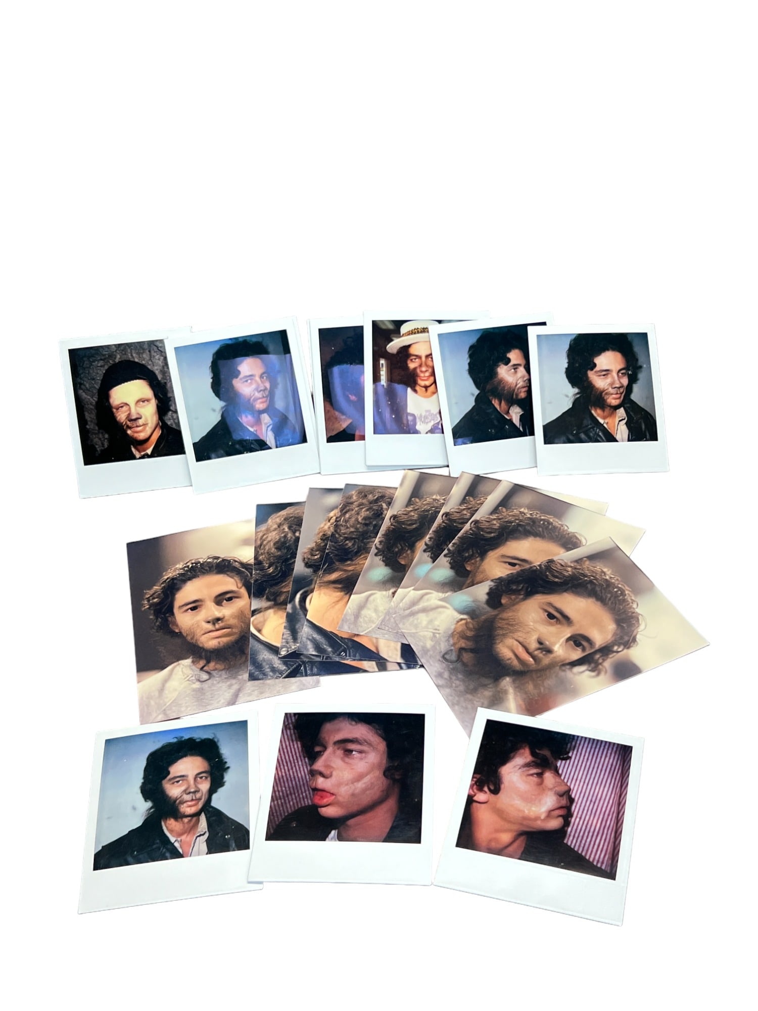 Duke The dog boy peewees big top vintage horror Polaroid photo collection lot (1 of 8)