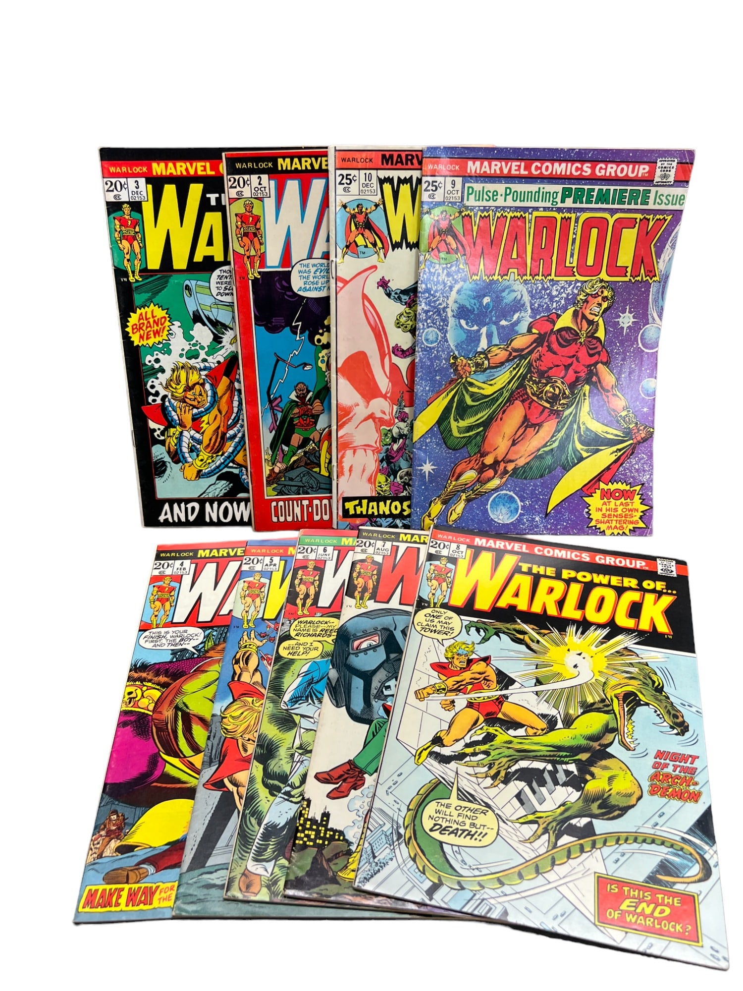 The Power of Warlock Comic Book Collection Lot 1 10 (1 of 6)