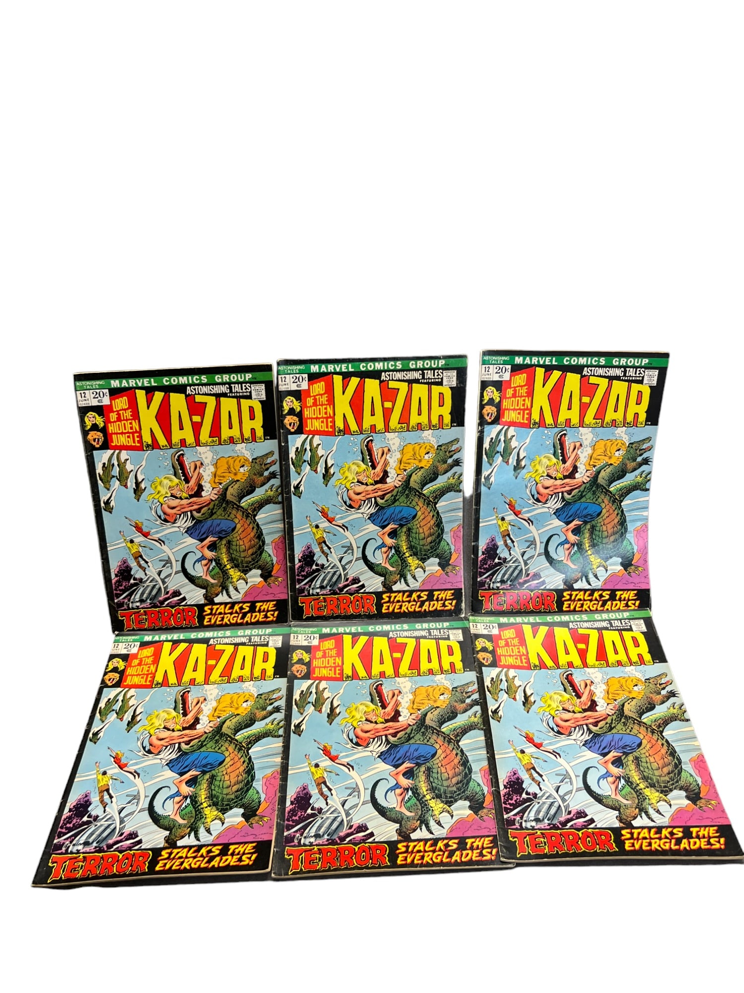 KA-ZAR # 12 vintage comic book collection lot 6 books (1 of 6)