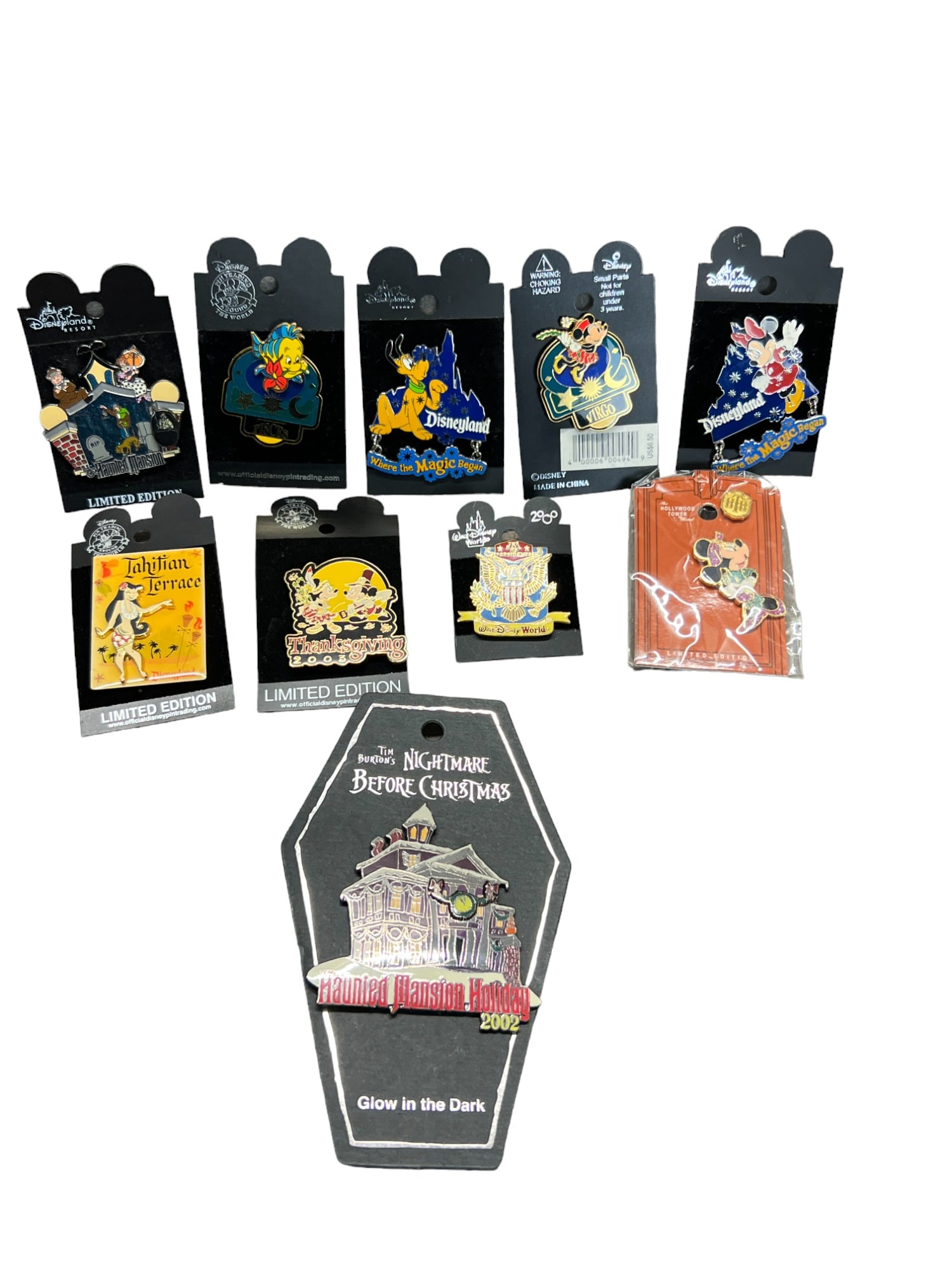 DISNEY DISNEYLAND Vintage Trading Pin Collection Lot Limited Edition LE (1 of 11)