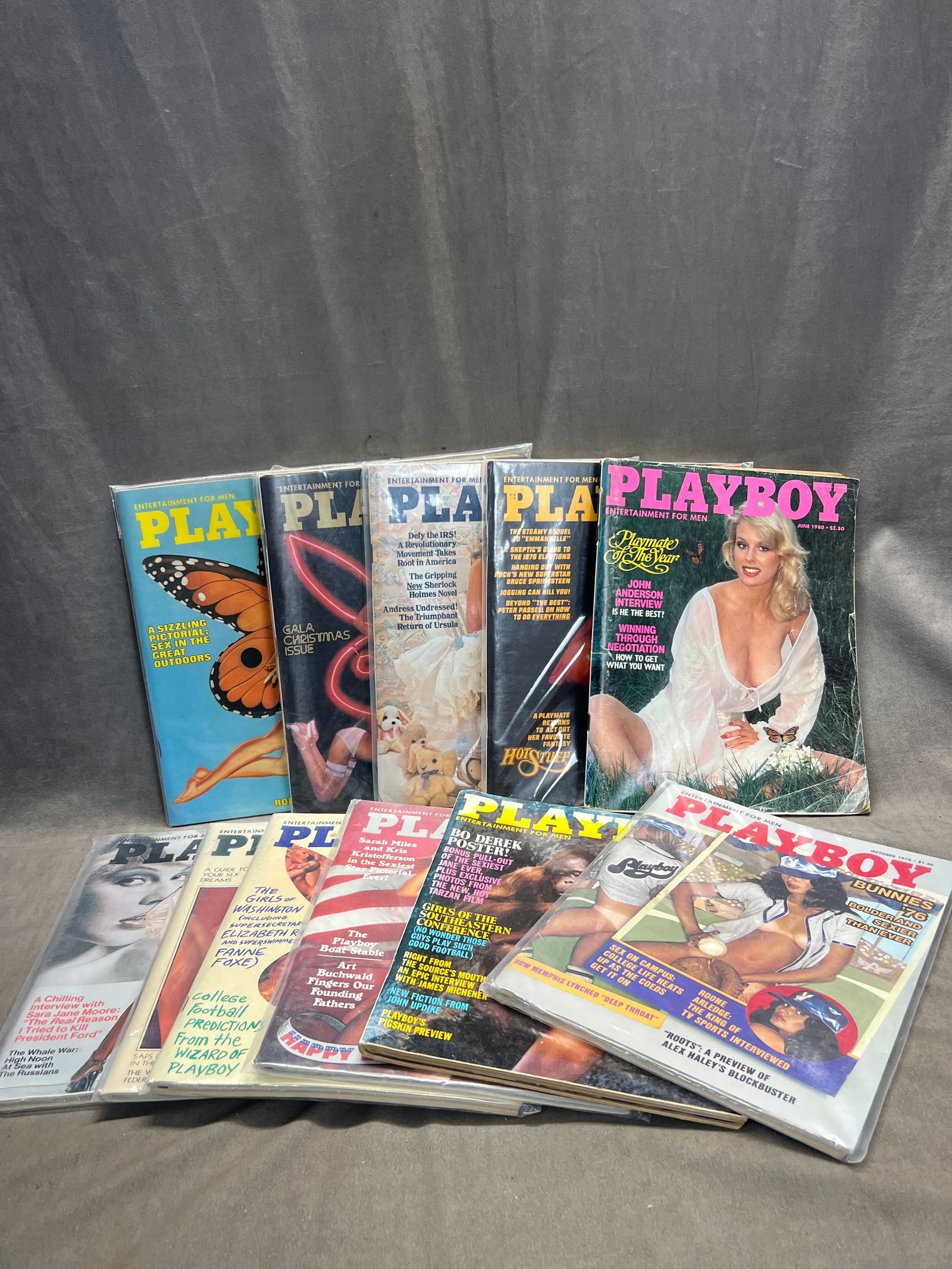 Vintage playboy magazine collection lot (1 of 7)