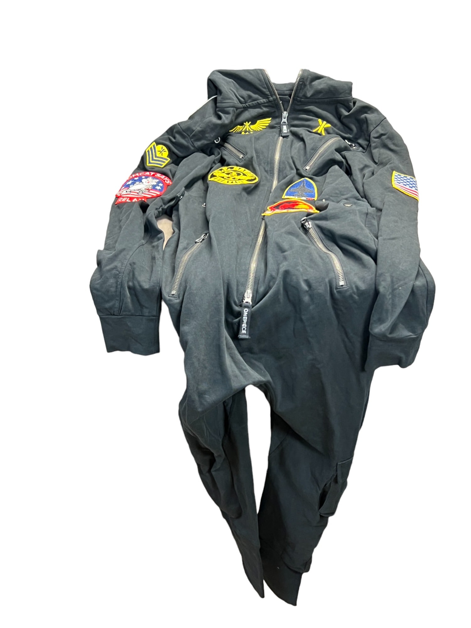 US Air Force party jumpsuit with patches (1 of 11)