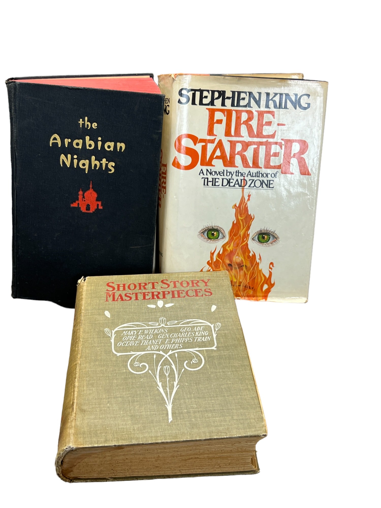 Stephen king fire starter the Arabian nights vintage sci-fi horror book collection lot (1 of 7)