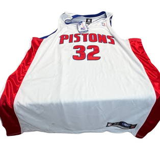 Richard Hamilton Autographed Detroit Pistons Signed Mitchell and Ness