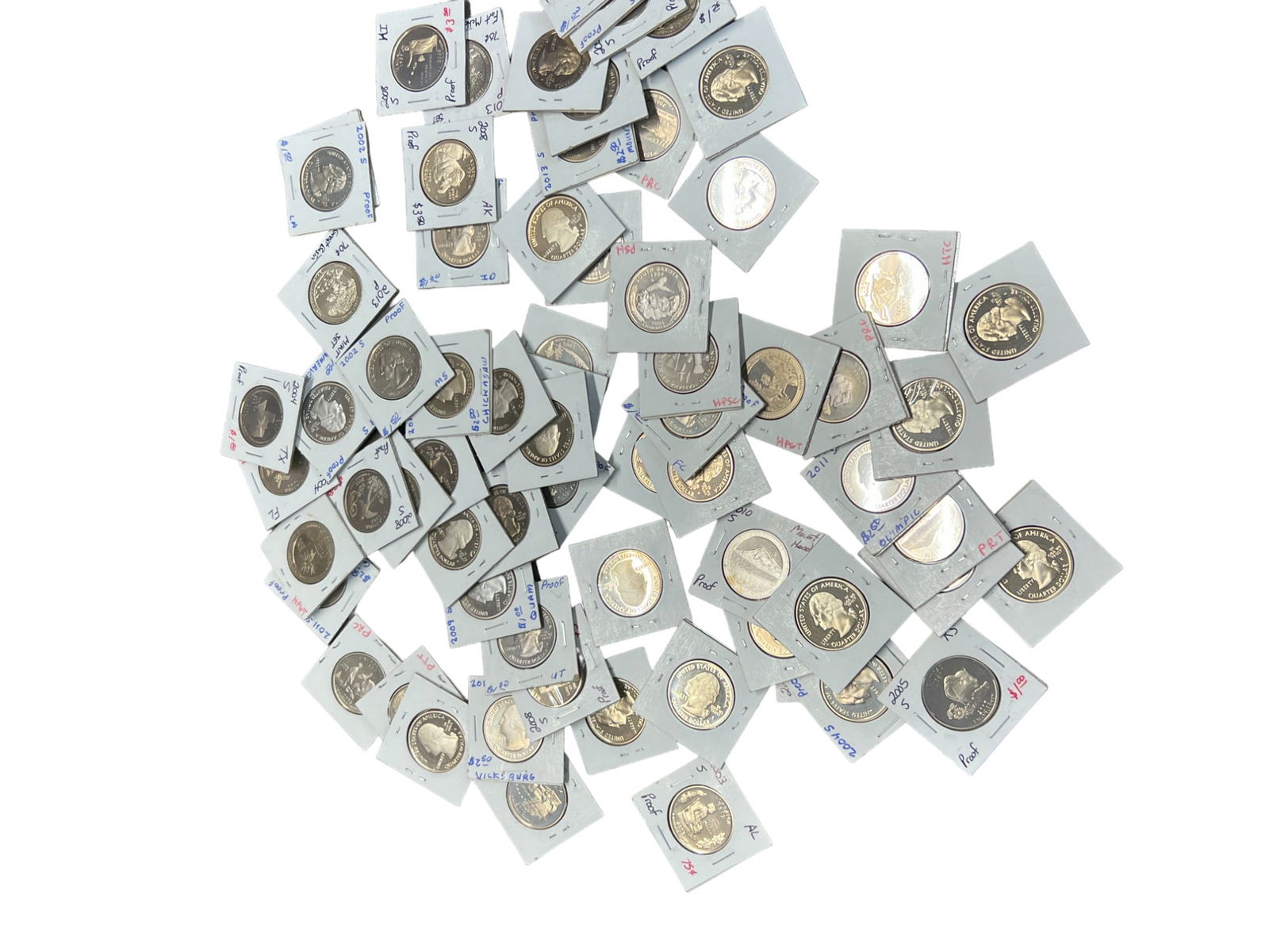 US proof coin quarter collection lot (1 of 5)