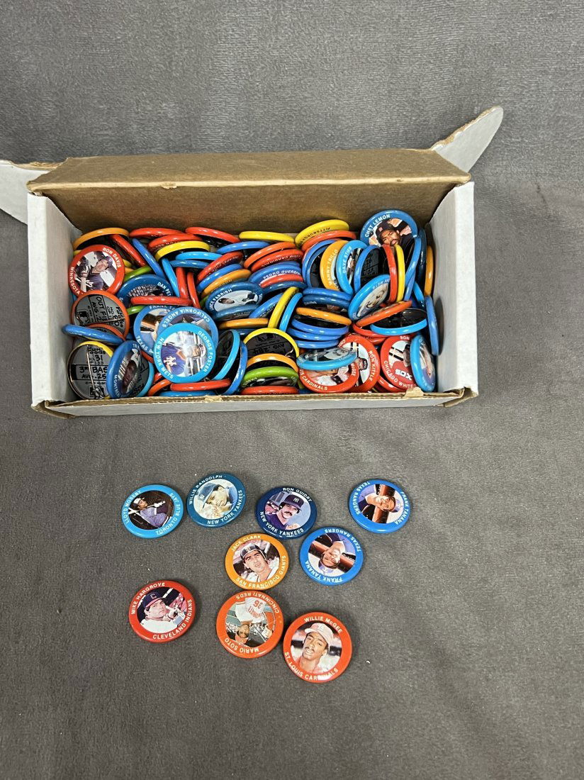 Vintage baseball button pin collection lot (1 of 8)