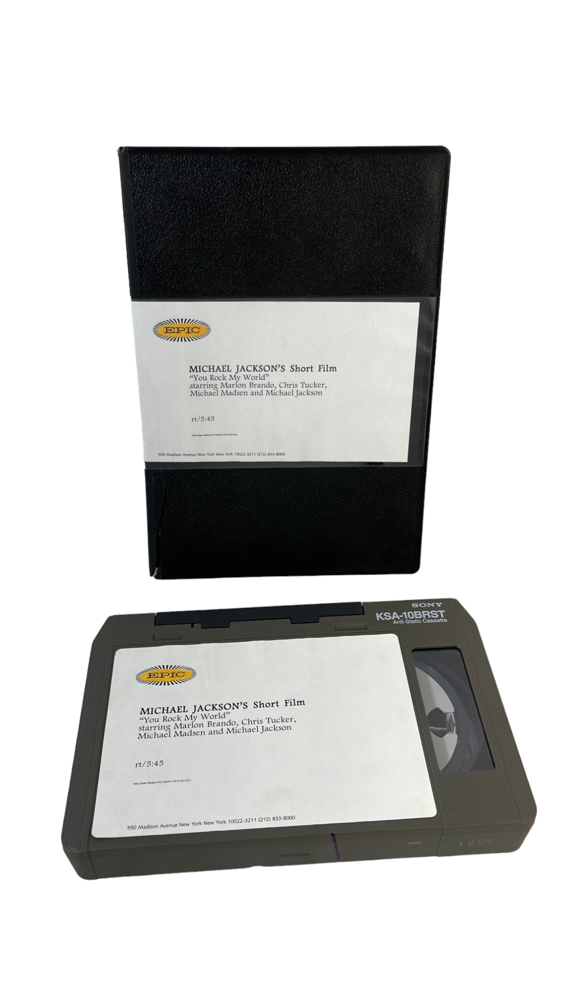 Michael Jackson's Short Film - "You Rock My World" U-MATIC Studio Recording Tape (1 of 5)