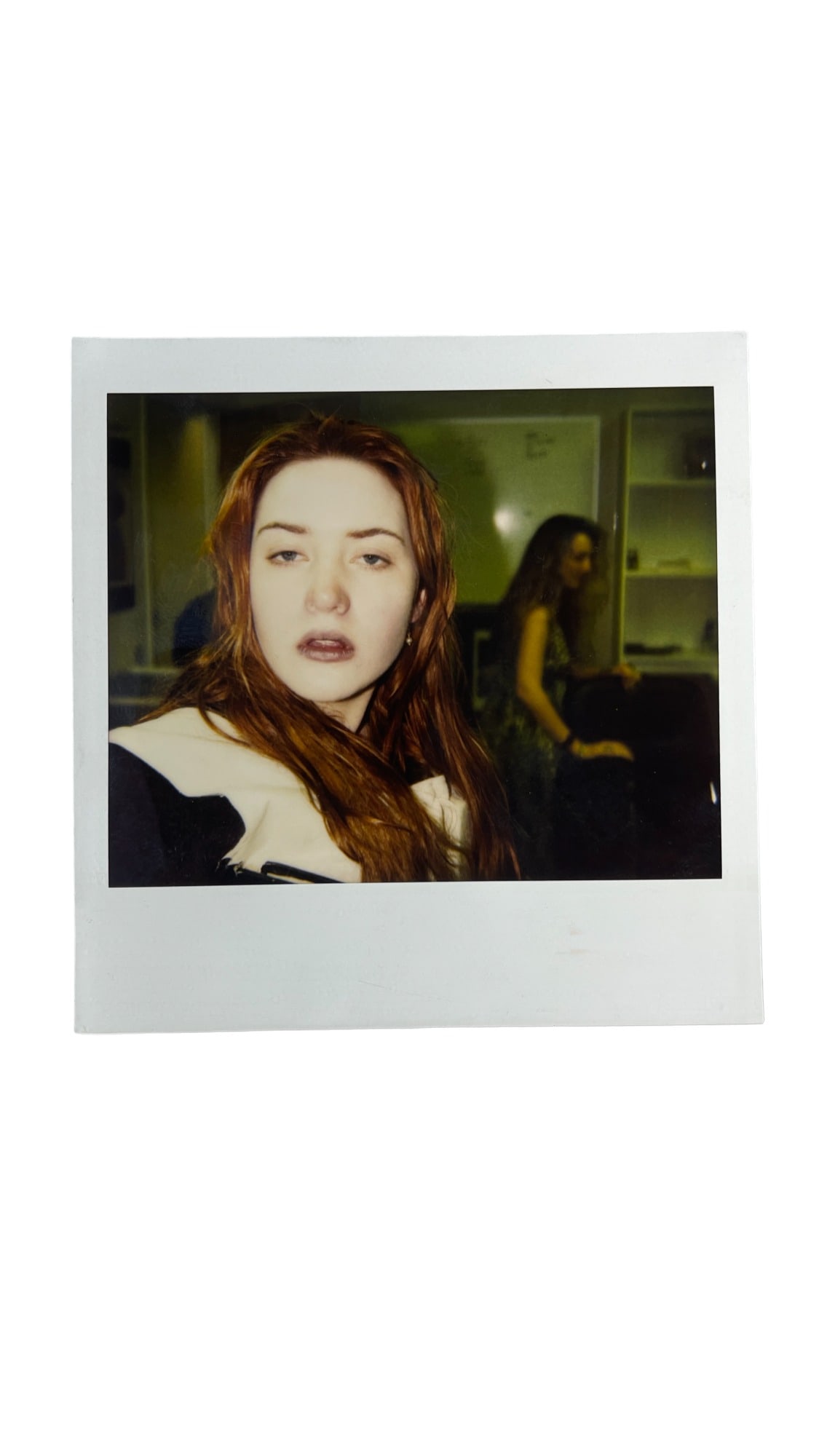 Titanic Movie Polaroid Behind the Scenes Candid Photograph of Kate Winslet/Rose DeWitt Bukater: Titanic Movie Polaroid Behind the Scenes Candid Photograph of Kate Winslet/Rose DeWitt Bukater.
